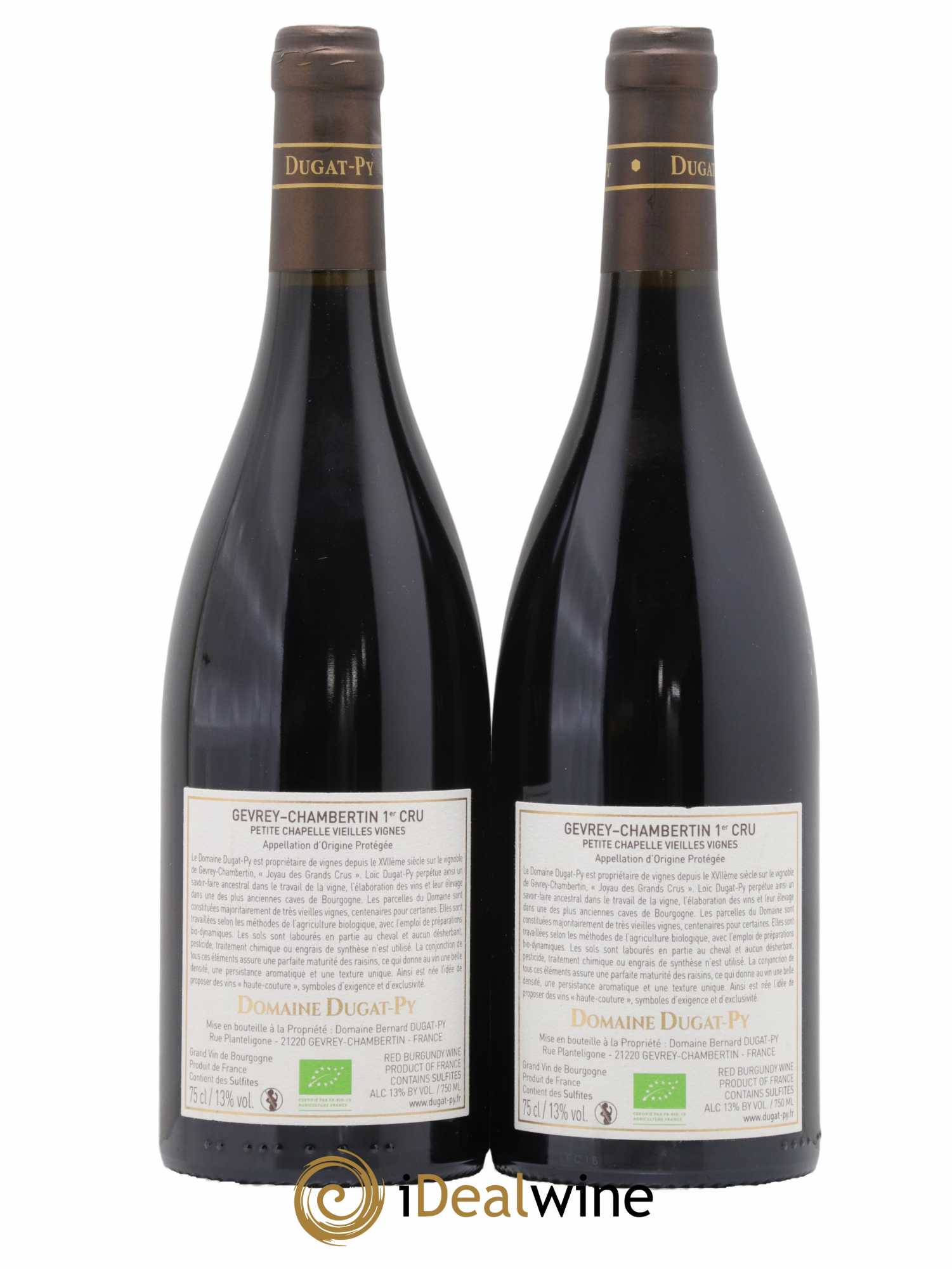 Gevrey-Chambertin 1er Cru Petite Chapelle Vieilles Vignes Dugat-Py 2018 - Lot de 2 bouteilles - 1