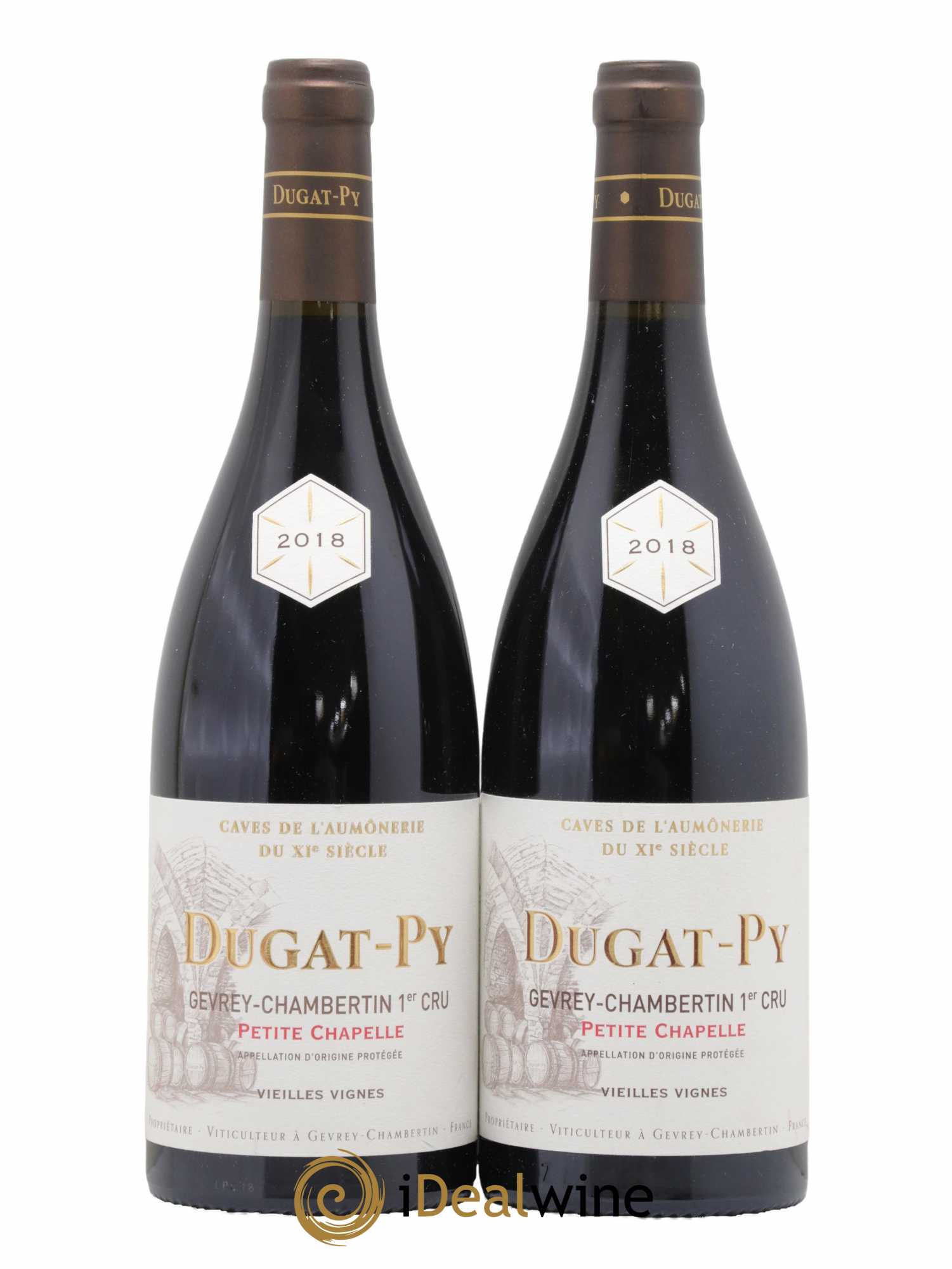 Gevrey-Chambertin 1er Cru Petite Chapelle Vieilles Vignes Dugat-Py 2018 - Lot de 2 bouteilles - 0