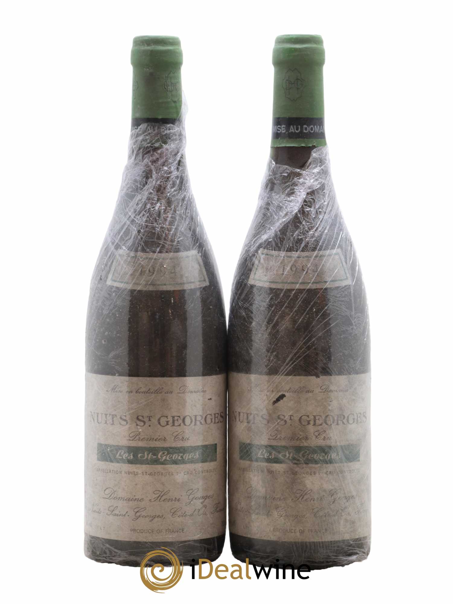 Nuits-Saint-Georges 1er Cru Les Saints Georges Henri Gouges 1994 - Lot de 2 bouteilles - 0
