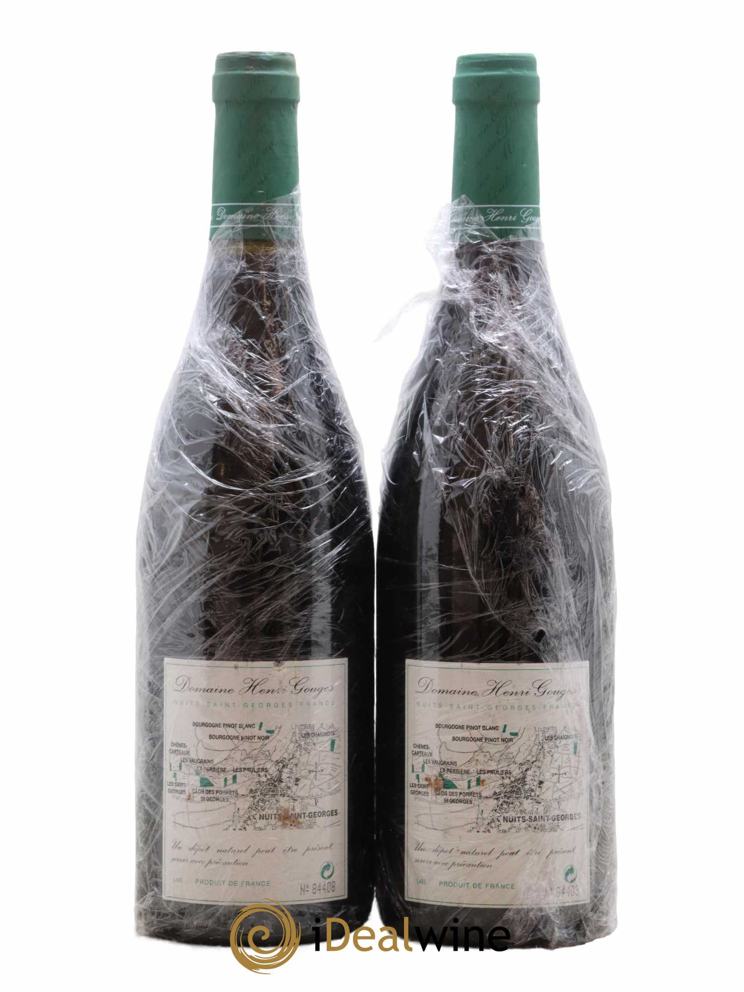 Nuits-Saint-Georges 1er Cru Les Saints Georges Henri Gouges 2001 - Lot de 2 bouteilles - 1