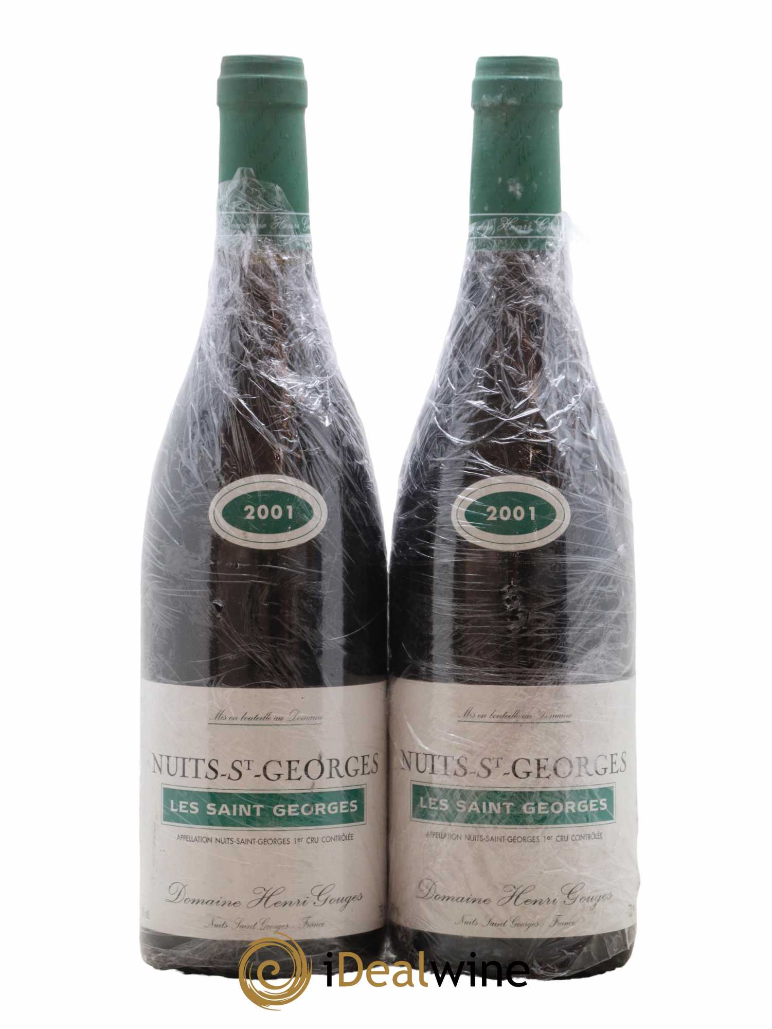Nuits-Saint-Georges 1er Cru Les Saints Georges Henri Gouges 2001 - Lot de 2 bouteilles - 0