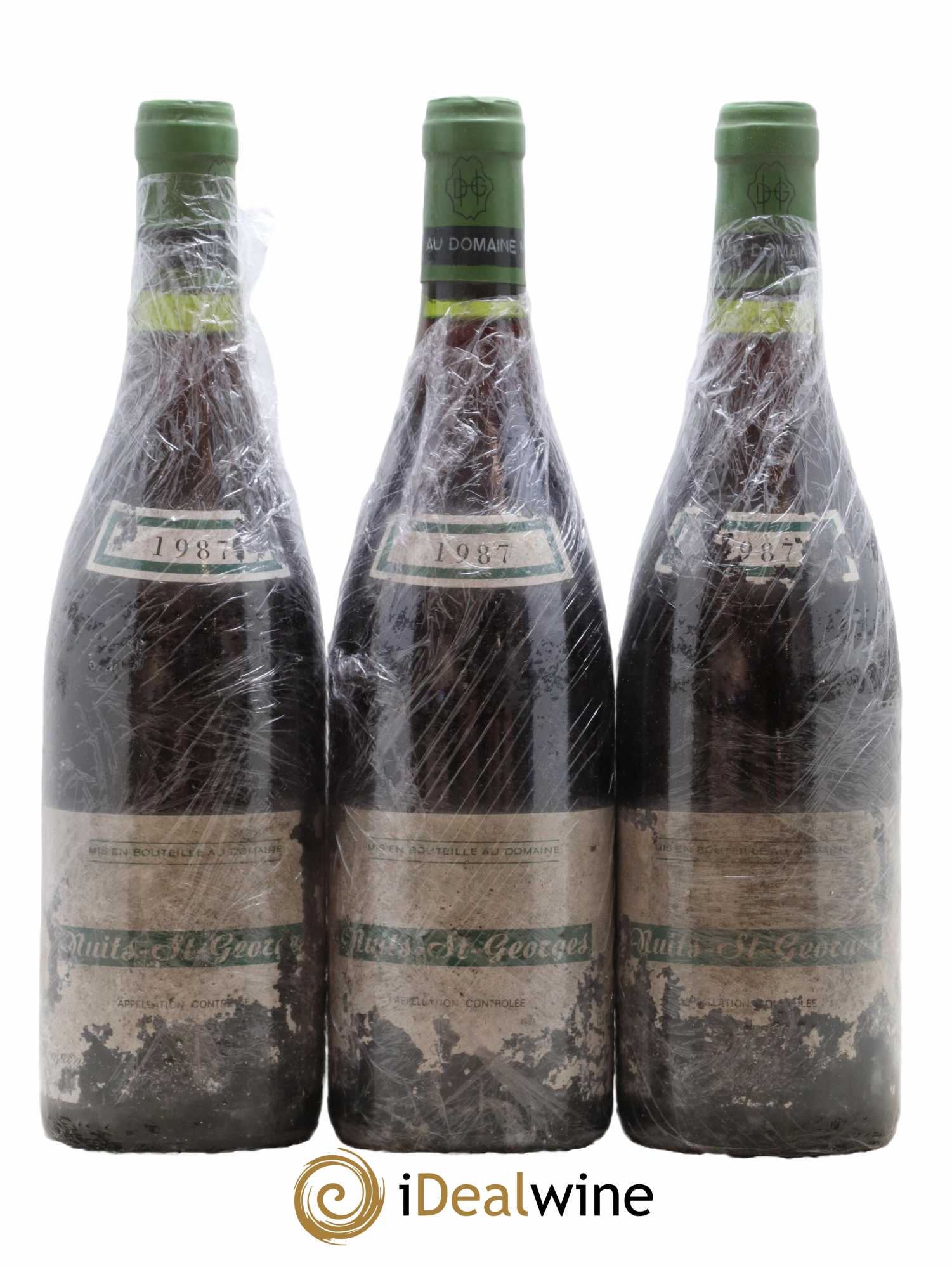 Nuits-Saint-Georges Henri Gouges 1987 - Lot of 3 bottles - 0
