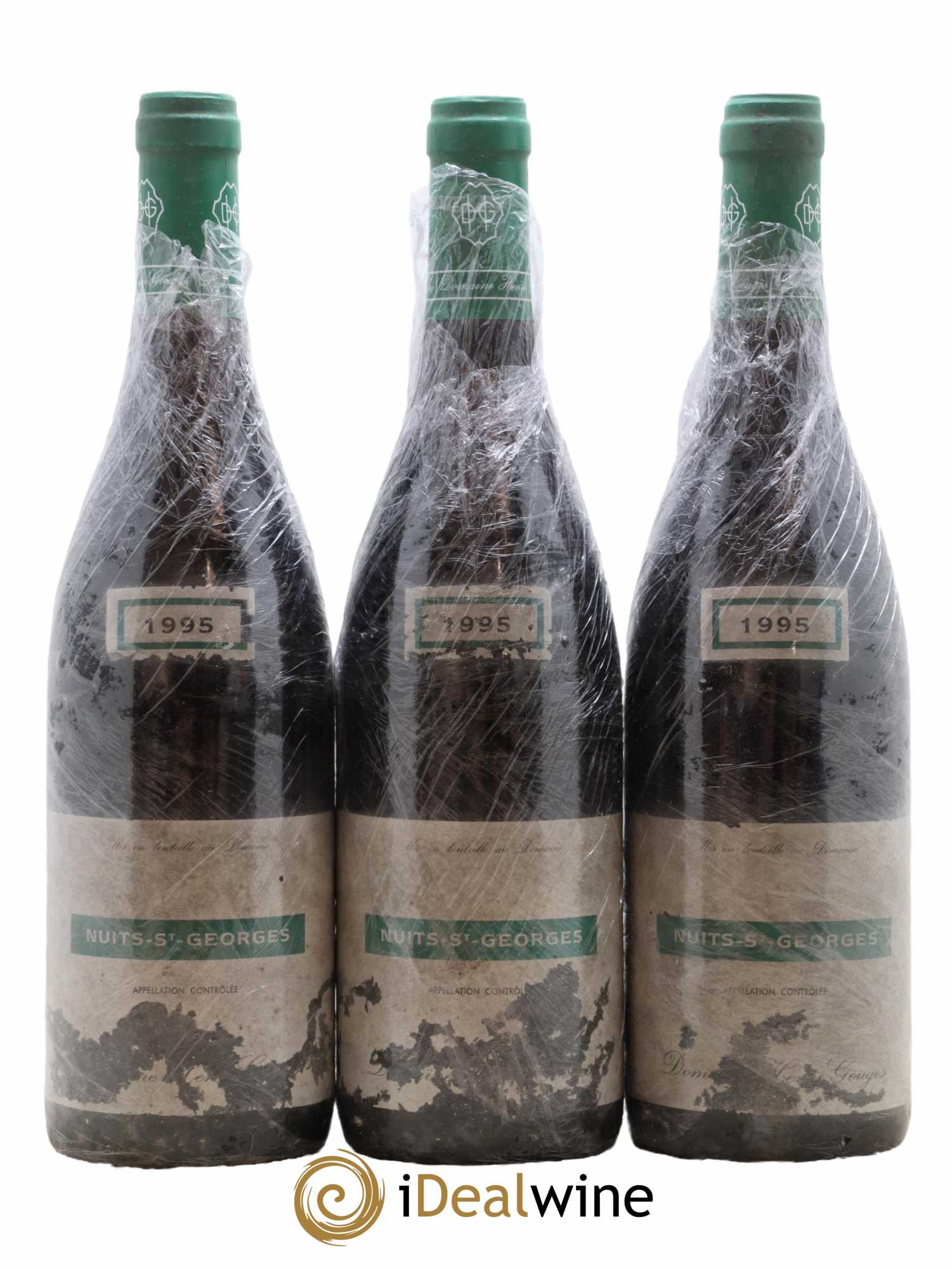 Nuits-Saint-Georges Henri Gouges 1995 - Lotto di 3 bottiglie - 0