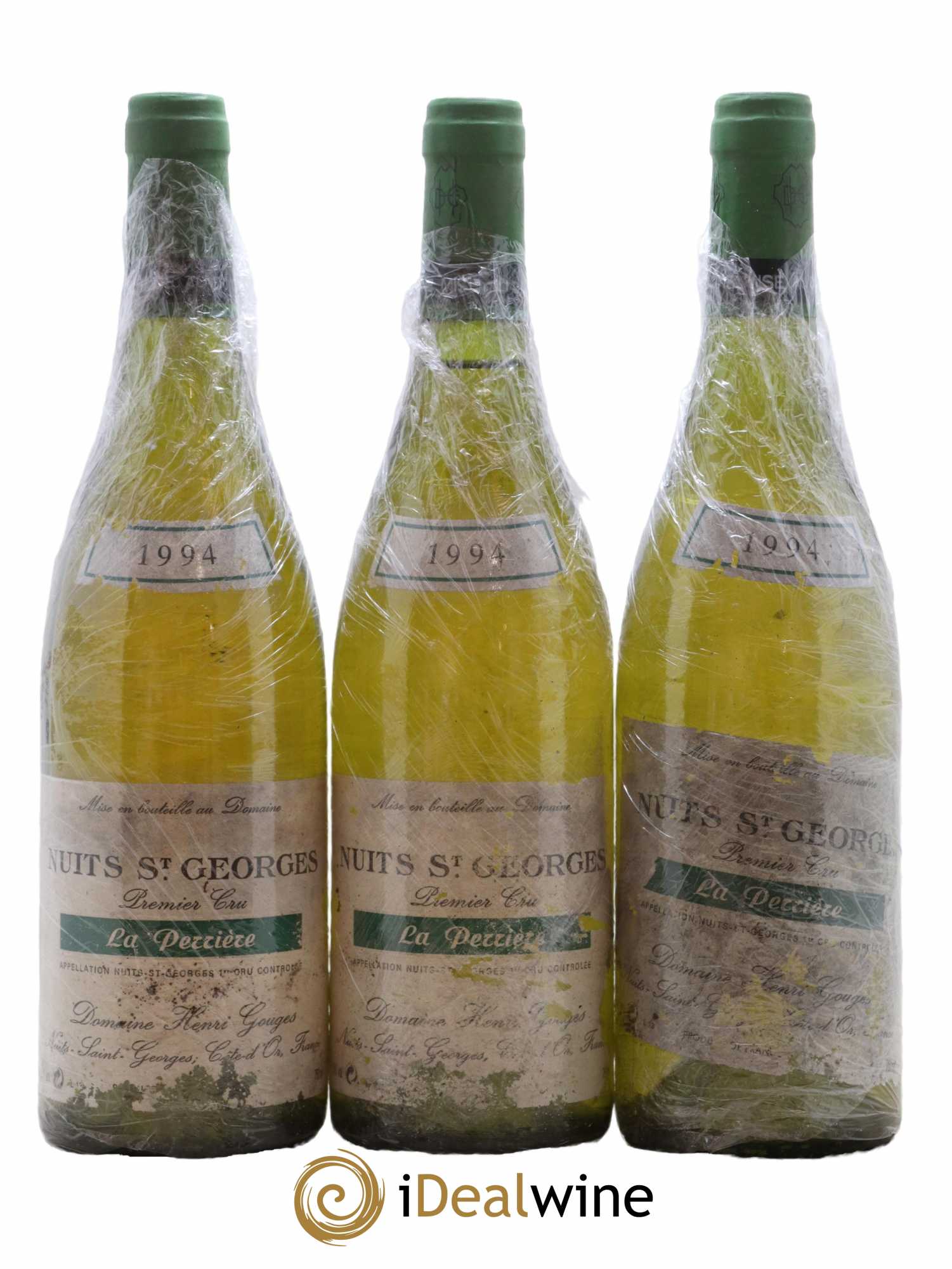 Nuits-Saint-Georges 1er Cru La Perrière Henri Gouges 1994 - Lot de 3 bouteilles - 0