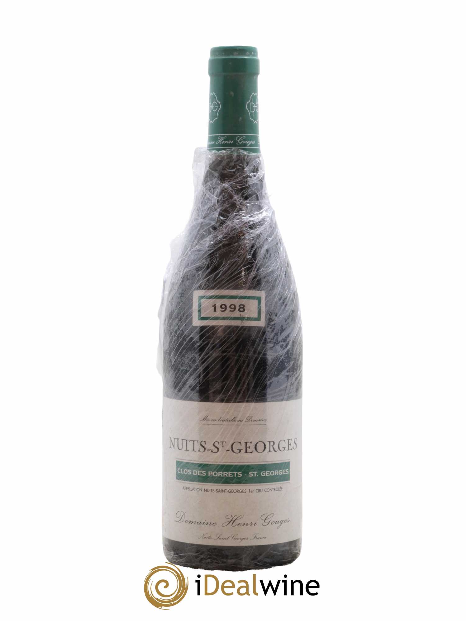 Nuits-Saint-Georges 1er Cru Clos des Porrets St Georges Henri Gouges 1998 - Lot de 1 bouteille - 0