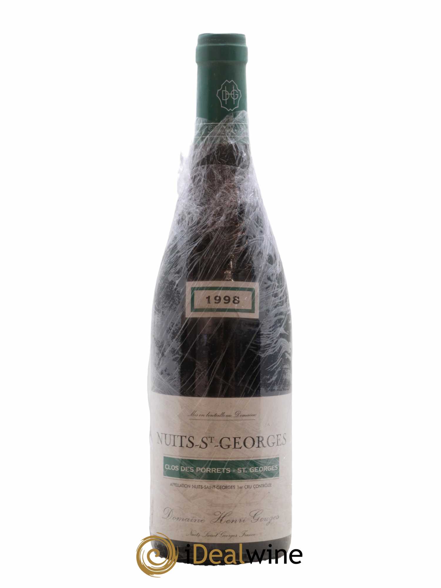 Nuits-Saint-Georges 1er Cru Clos des Porrets St Georges Henri Gouges 1998 - Lot de 1 bouteille - 0