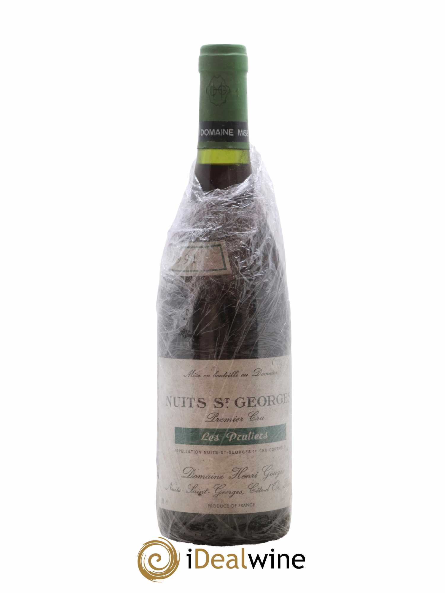 Nuits-Saint-Georges 1er Cru Les Pruliers Henri Gouges 1991 - Lot de 1 bouteille - 0