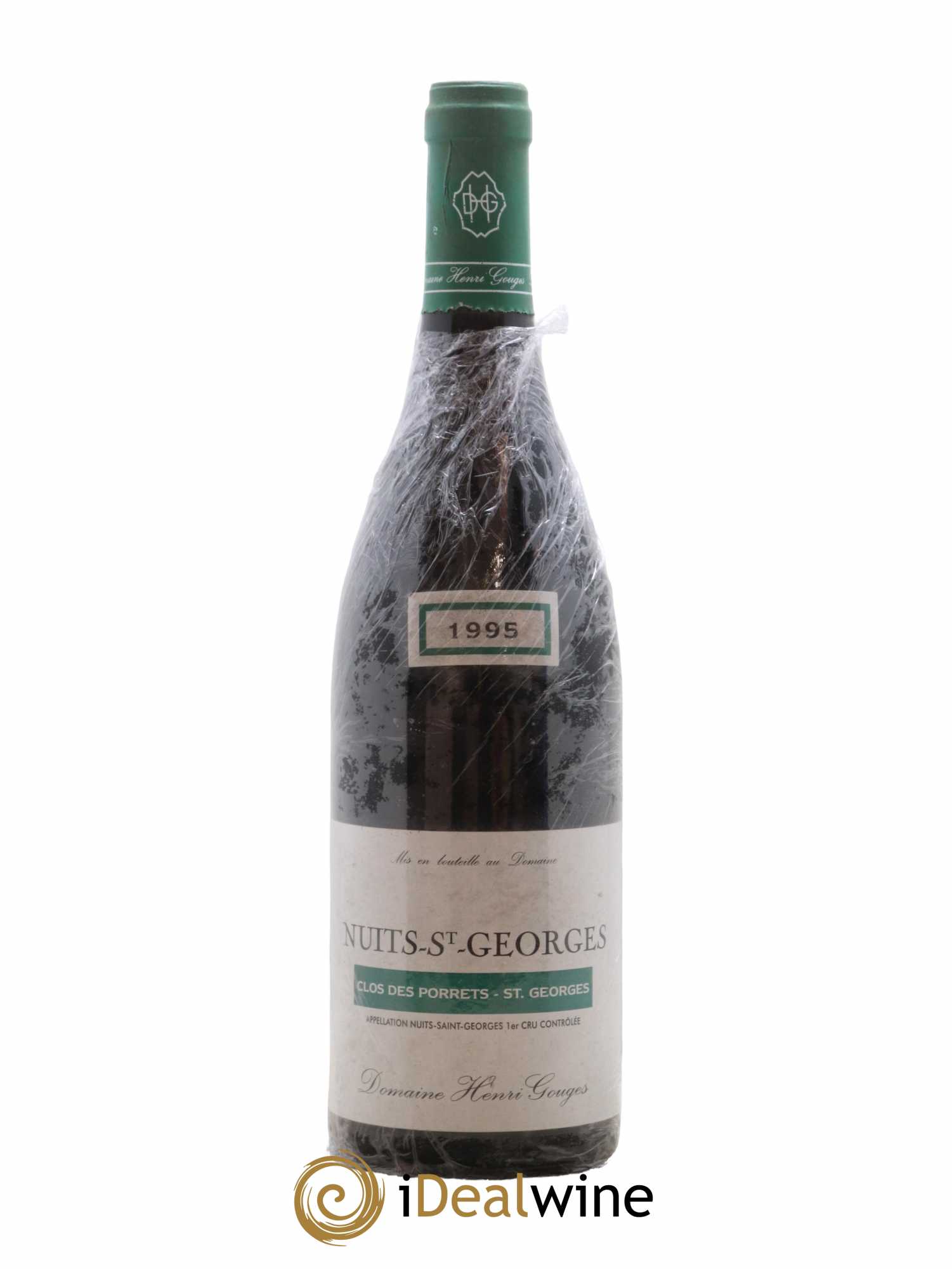 Nuits-Saint-Georges 1er Cru Clos des Porrets St Georges Henri Gouges 1995 - Posten von 1 Flasche - 0