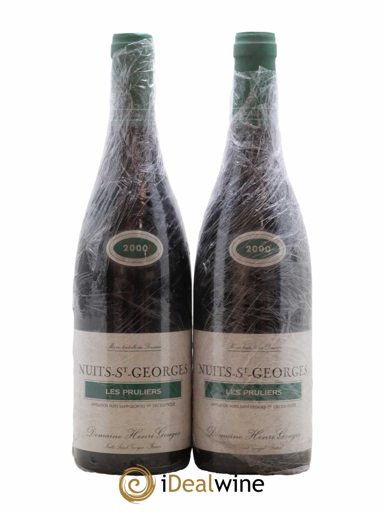 Nuits-Saint-Georges 1er Cru Les Pruliers Henri Gouges 2000 - Lot de 2 bouteilles - 0