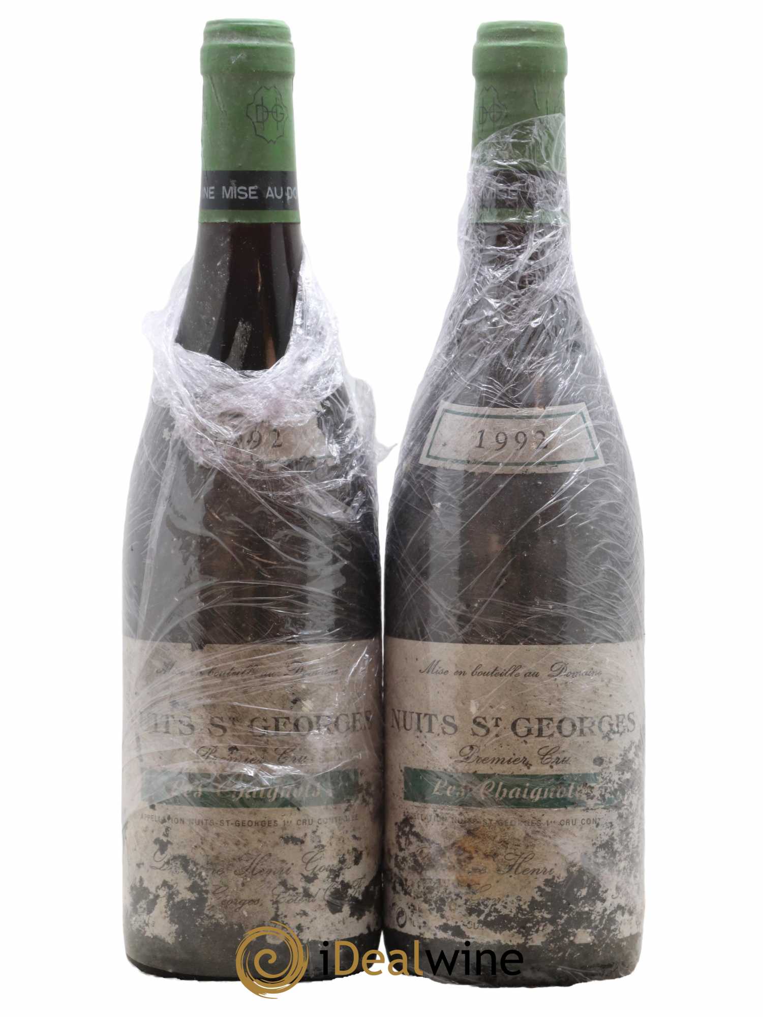 Nuits-Saint-Georges 1er Cru Les Chaignots Henri Gouges 1992 - Posten von 2 Flaschen - 0