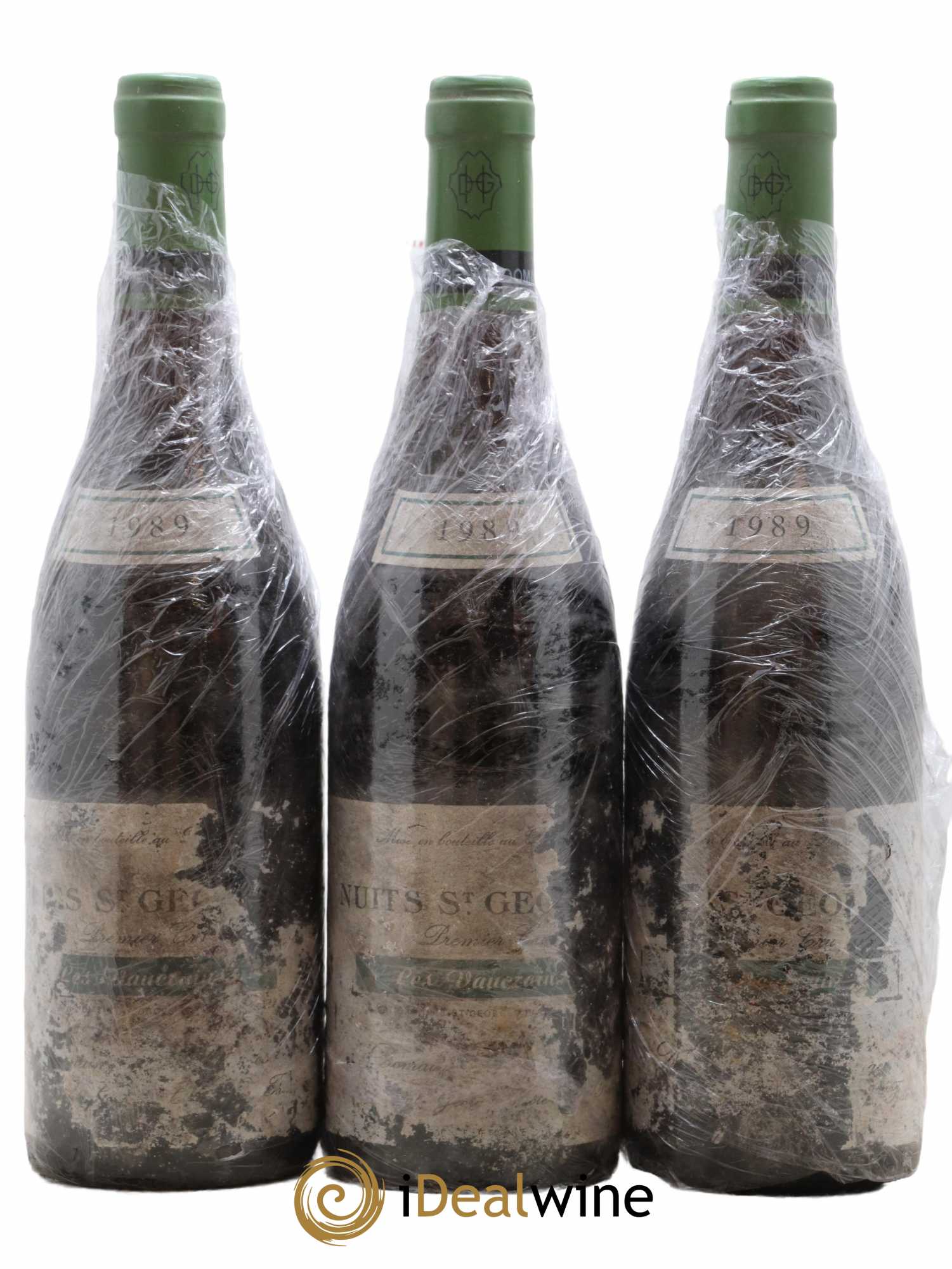 Nuits-Saint-Georges 1er Cru Les Vaucrains Henri Gouges 1989 - Lot de 3 bouteilles - 0