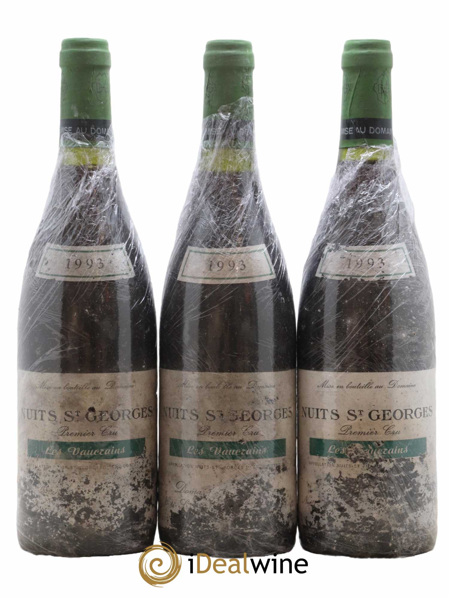 Nuits-Saint-Georges 1er Cru Les Vaucrains Henri Gouges 1993 - Lot de 3 bouteilles - 0