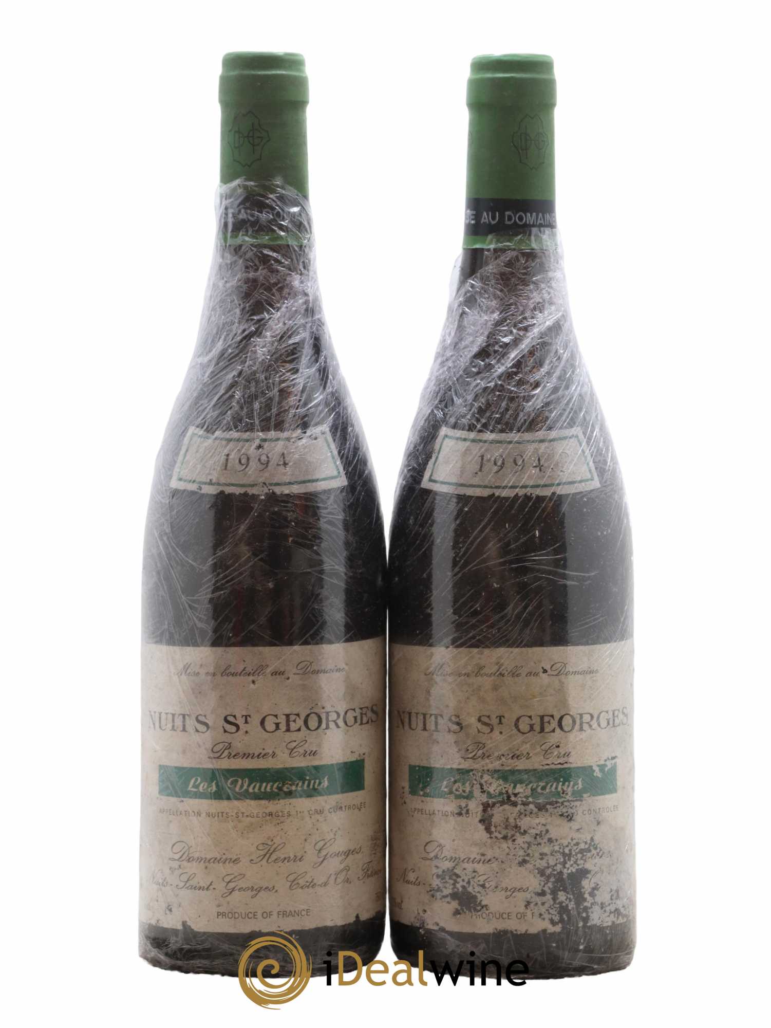 Nuits-Saint-Georges 1er Cru Les Vaucrains Henri Gouges 1994 - Lot de 2 bouteilles - 0