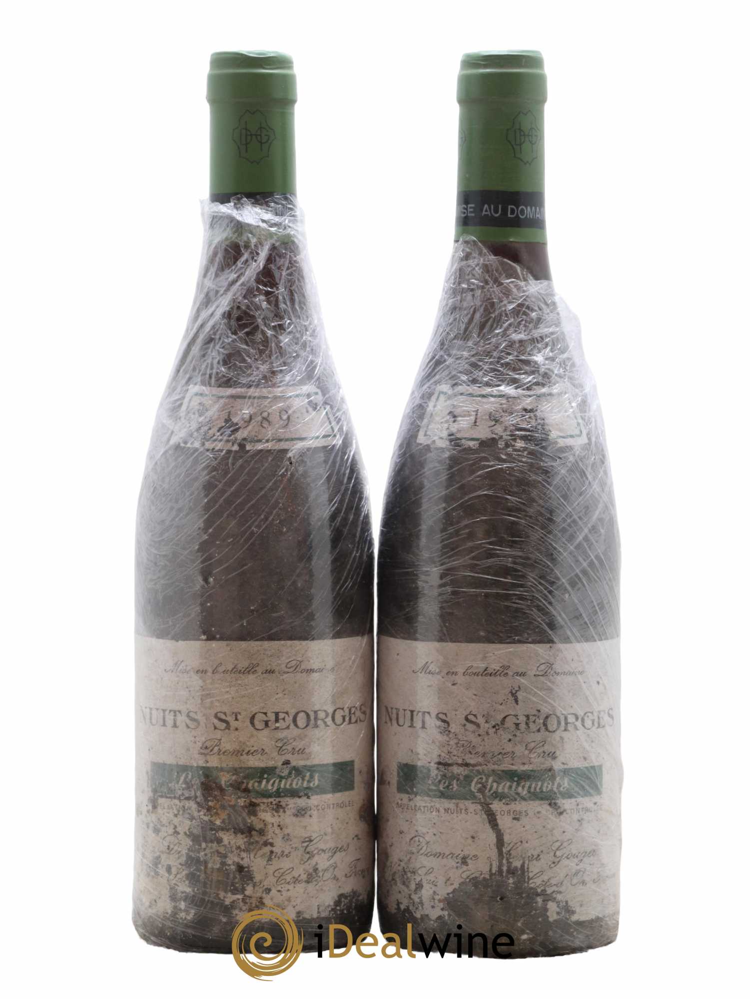 Nuits-Saint-Georges 1er Cru Les Chaignots Henri Gouges 1989 - Posten von 2 Flaschen - 0