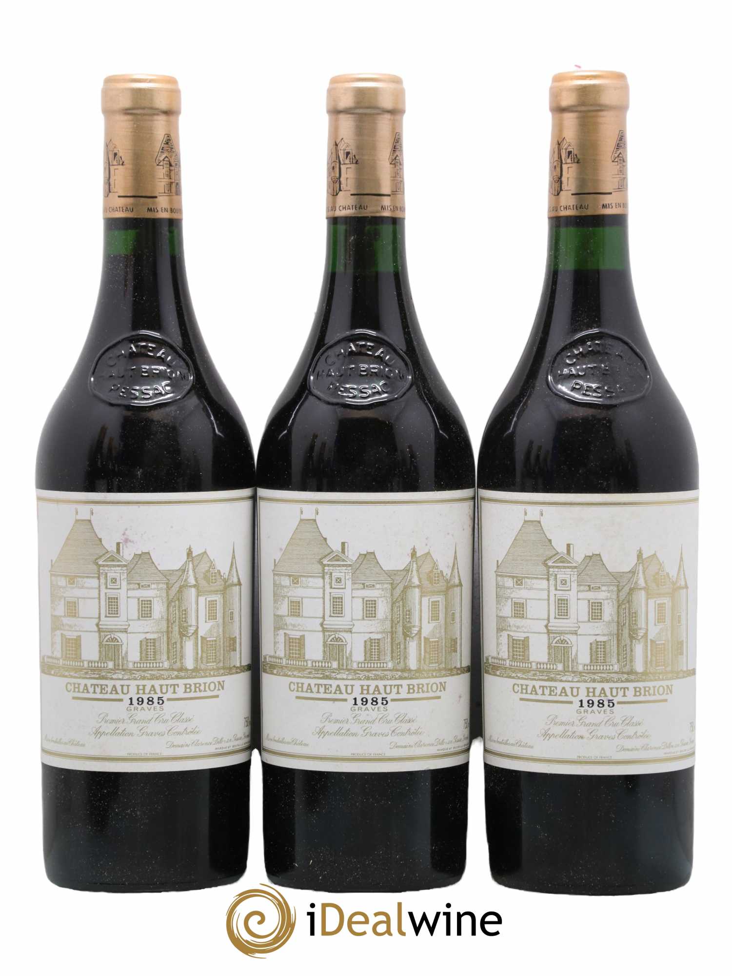Château Haut Brion 1er Grand Cru Classé 1985 - Lot de 12 bouteilles - 1