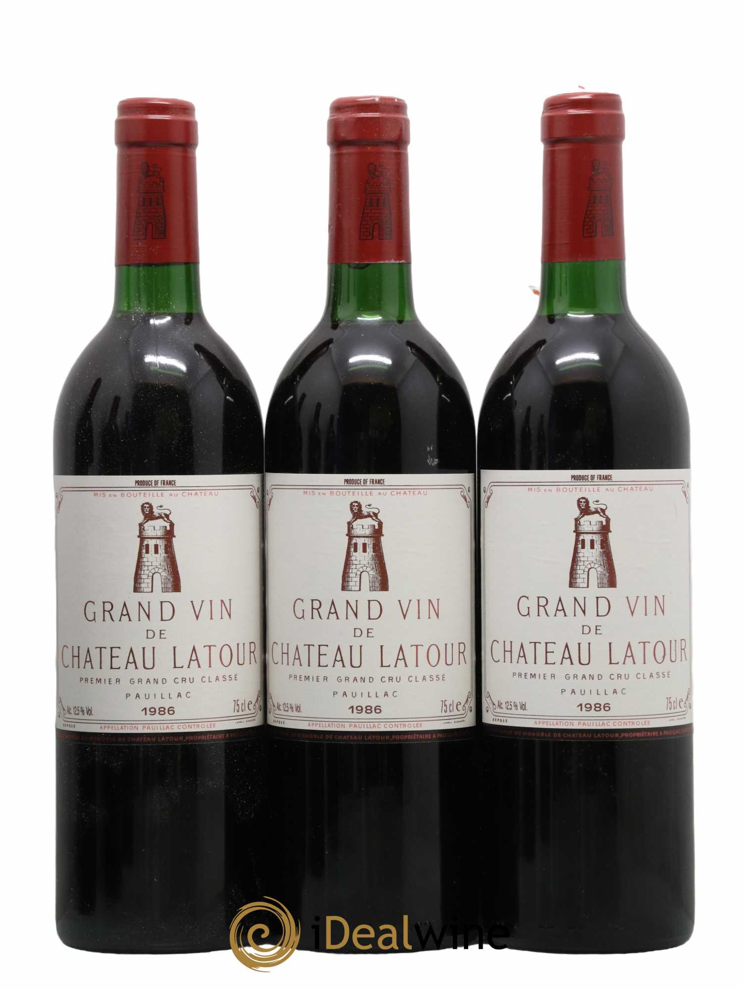 Château Latour 1er Grand Cru Classé 1986 - Lot de 6 bouteilles - 1