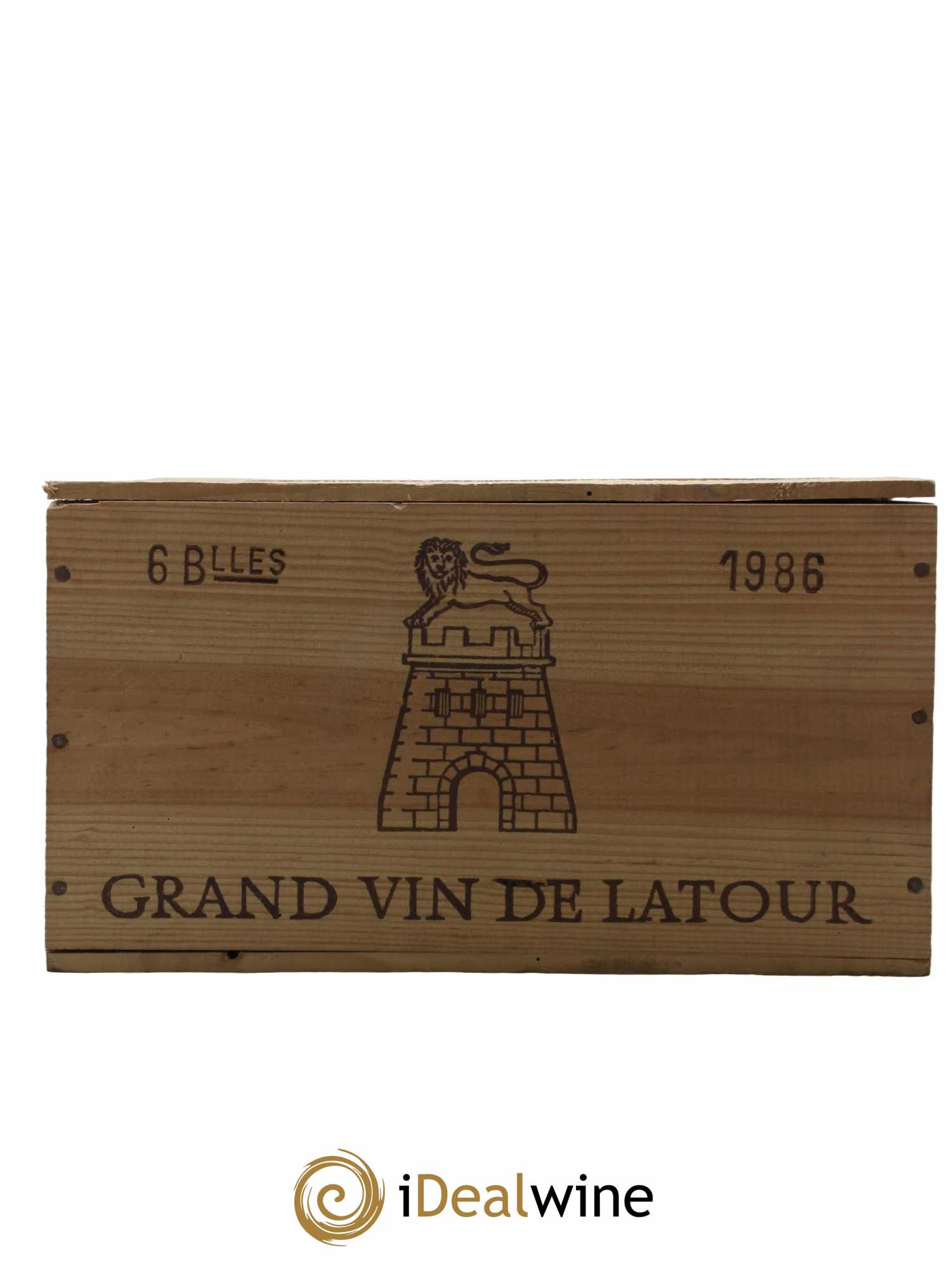 Château Latour 1er Grand Cru Classé 1986 - Lot de 6 bouteilles - 4