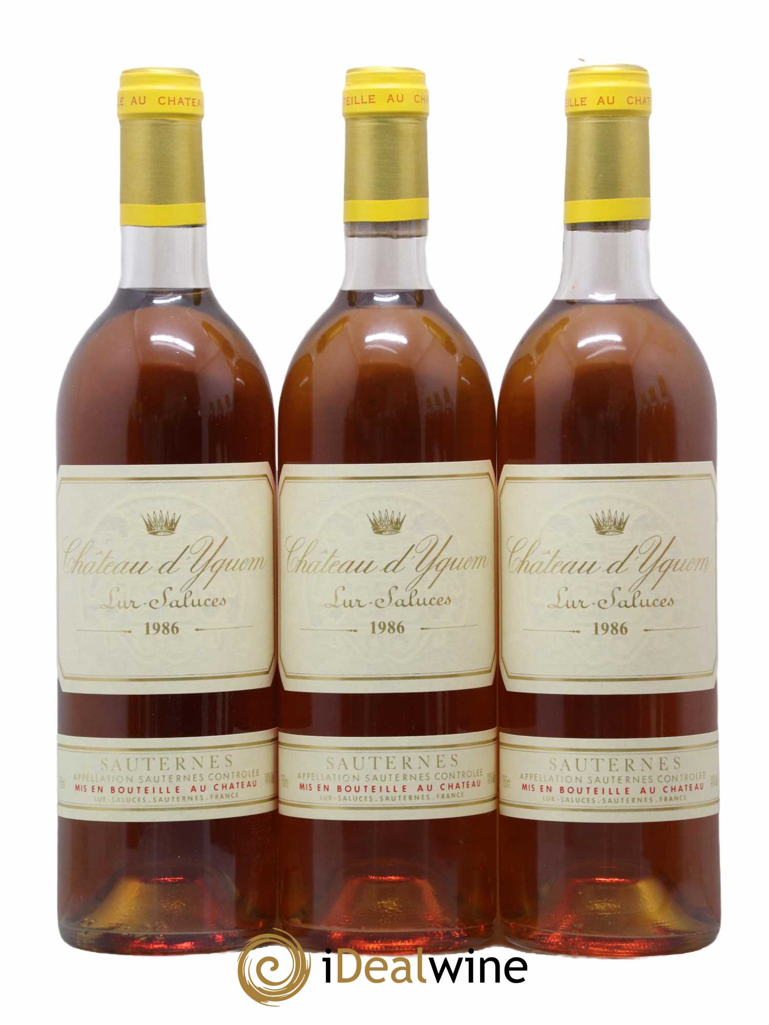 Château d' Yquem 1er Cru Classé Supérieur 1986 - Lot de 12 bouteilles - 2