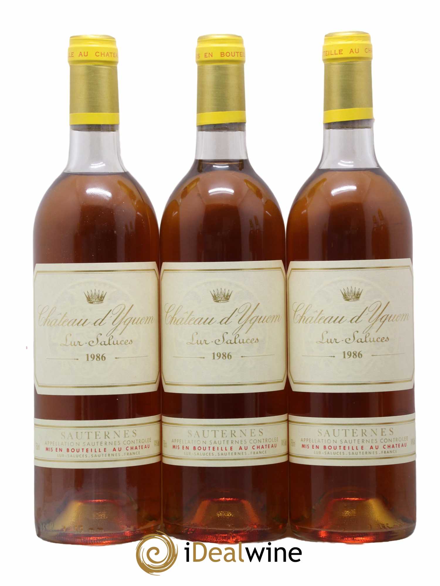 Château d' Yquem 1er Cru Classé Supérieur 1986 - Lot de 12 bouteilles - 3