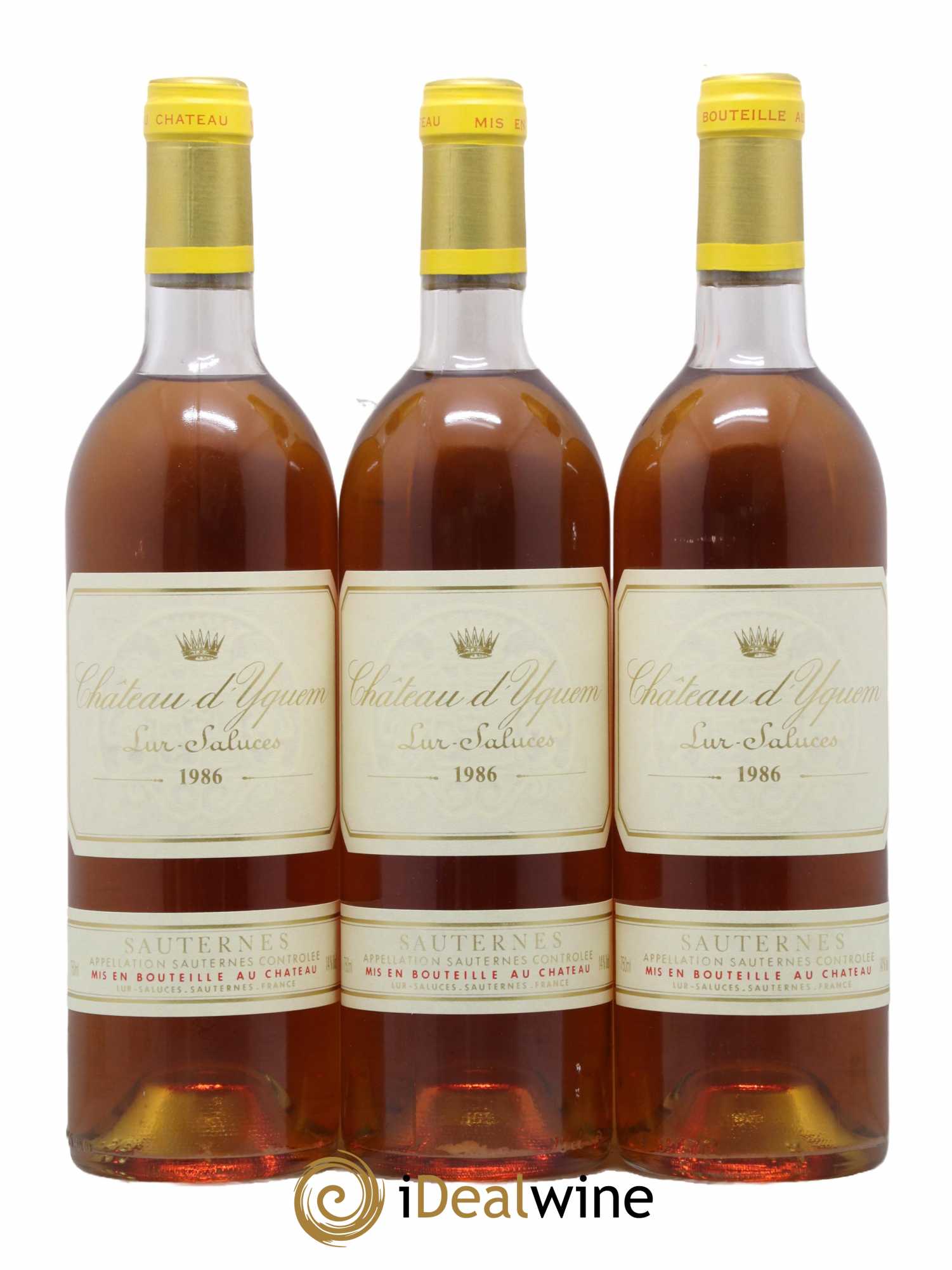 Château d' Yquem 1er Cru Classé Supérieur 1986 - Lot de 12 bouteilles - 4