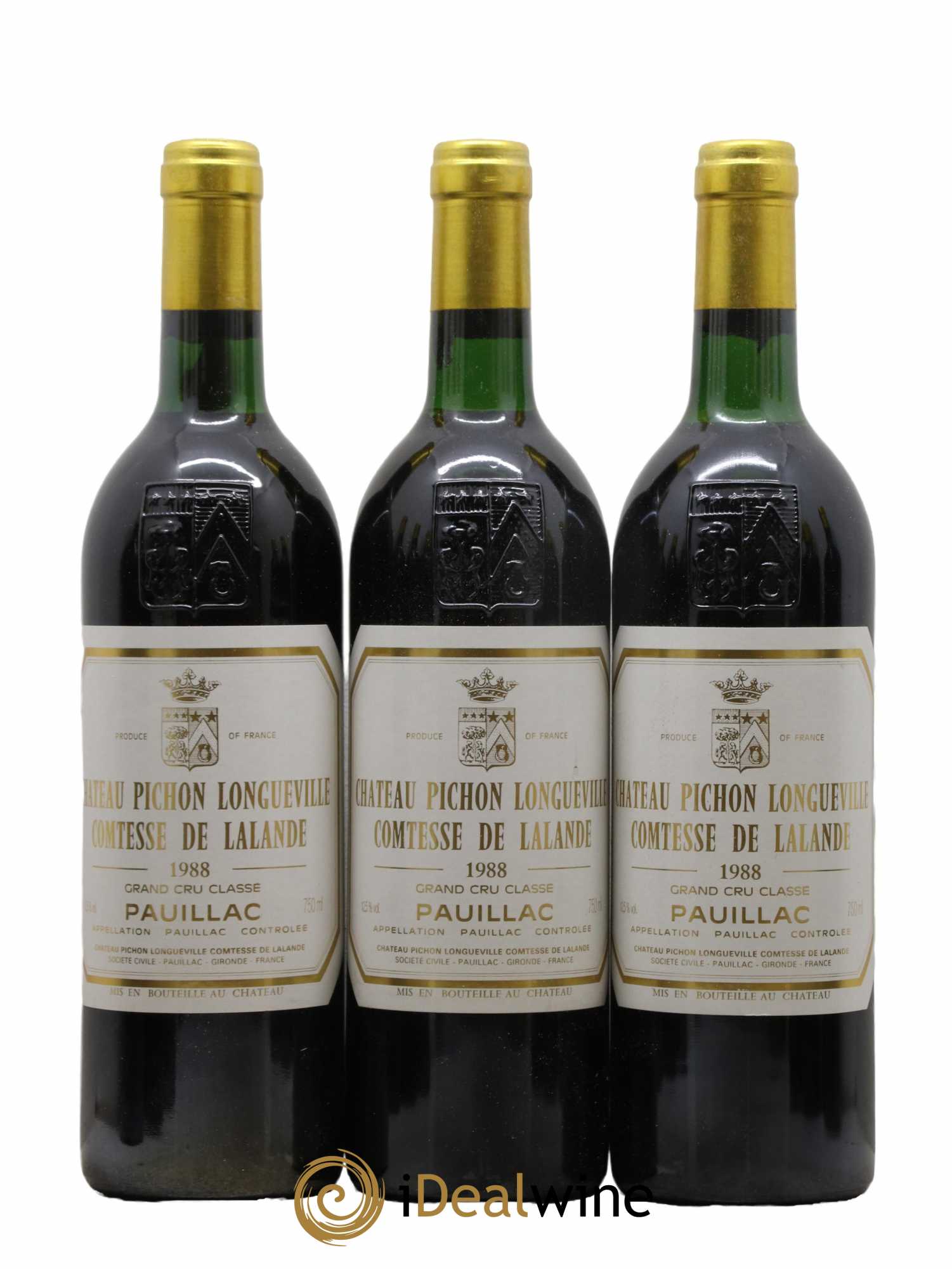 Château Pichon Longueville Comtesse de Lalande 2ème Grand Cru Classé  1988 - Lot de 12 bouteilles - 2