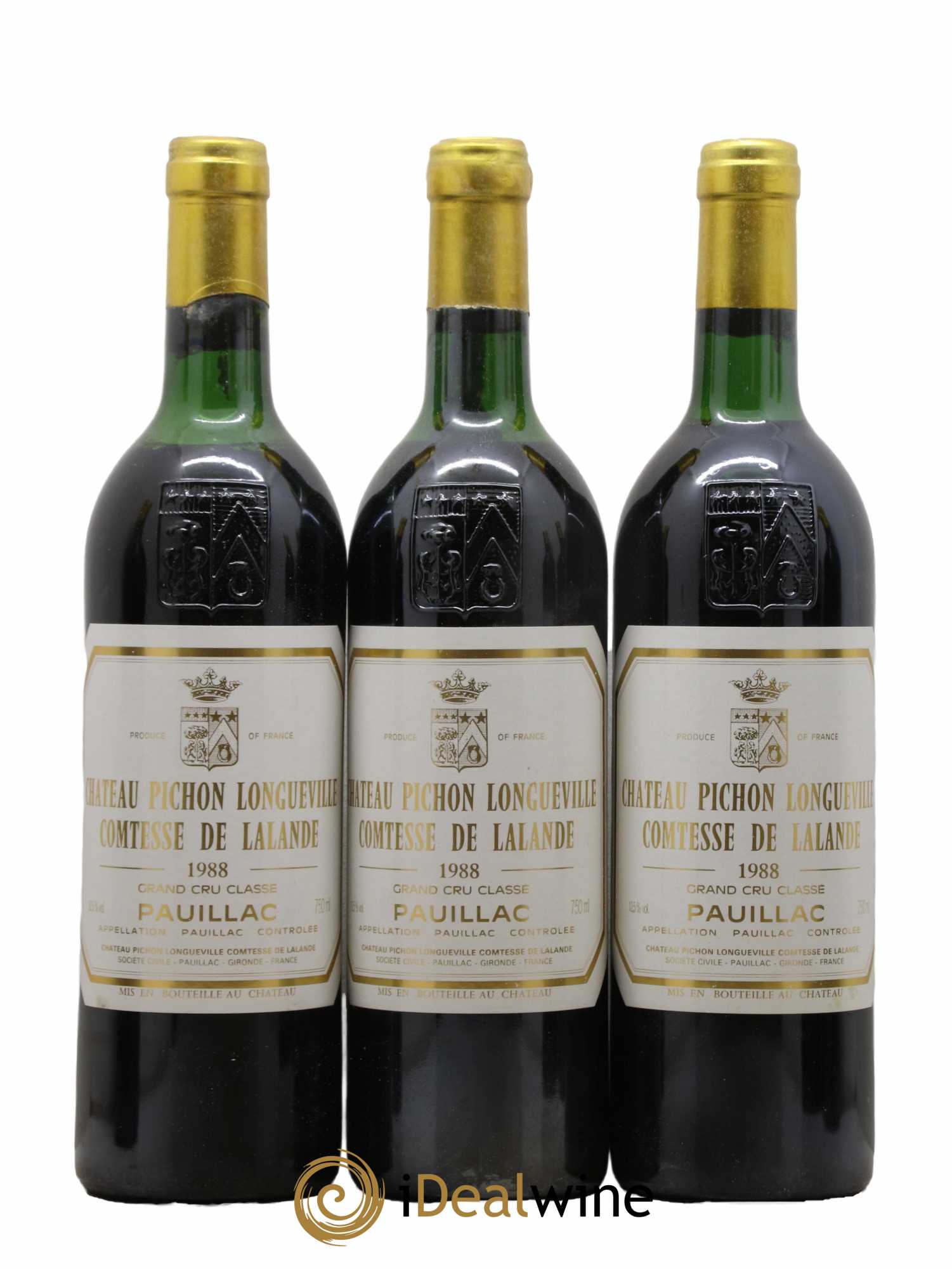 Château Pichon Longueville Comtesse de Lalande 2ème Grand Cru Classé  1988 - Lot de 12 bouteilles - 3