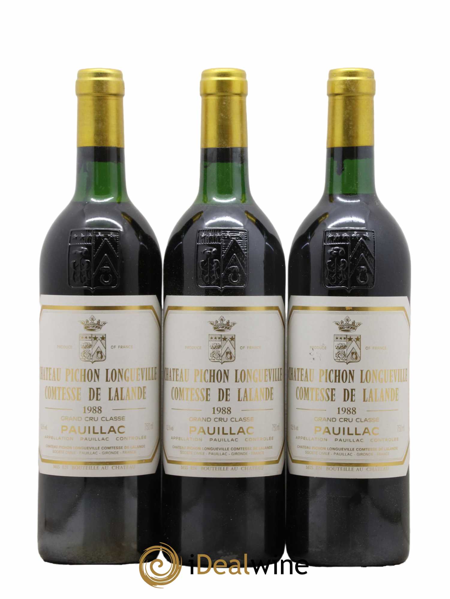 Château Pichon Longueville Comtesse de Lalande 2ème Grand Cru Classé  1988 - Lot de 12 bouteilles - 4