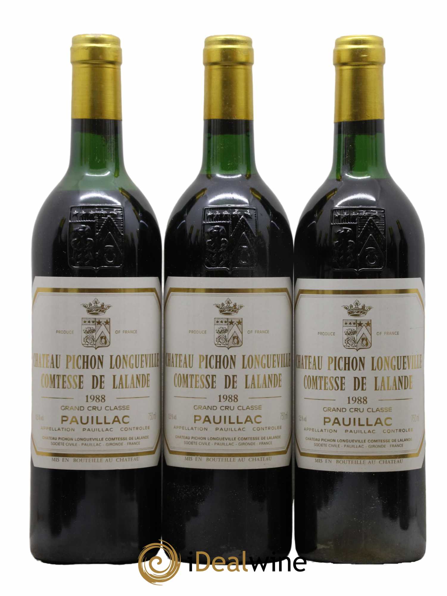 Château Pichon Longueville Comtesse de Lalande 2ème Grand Cru Classé 1988 - Lot of 12 bottles - 1