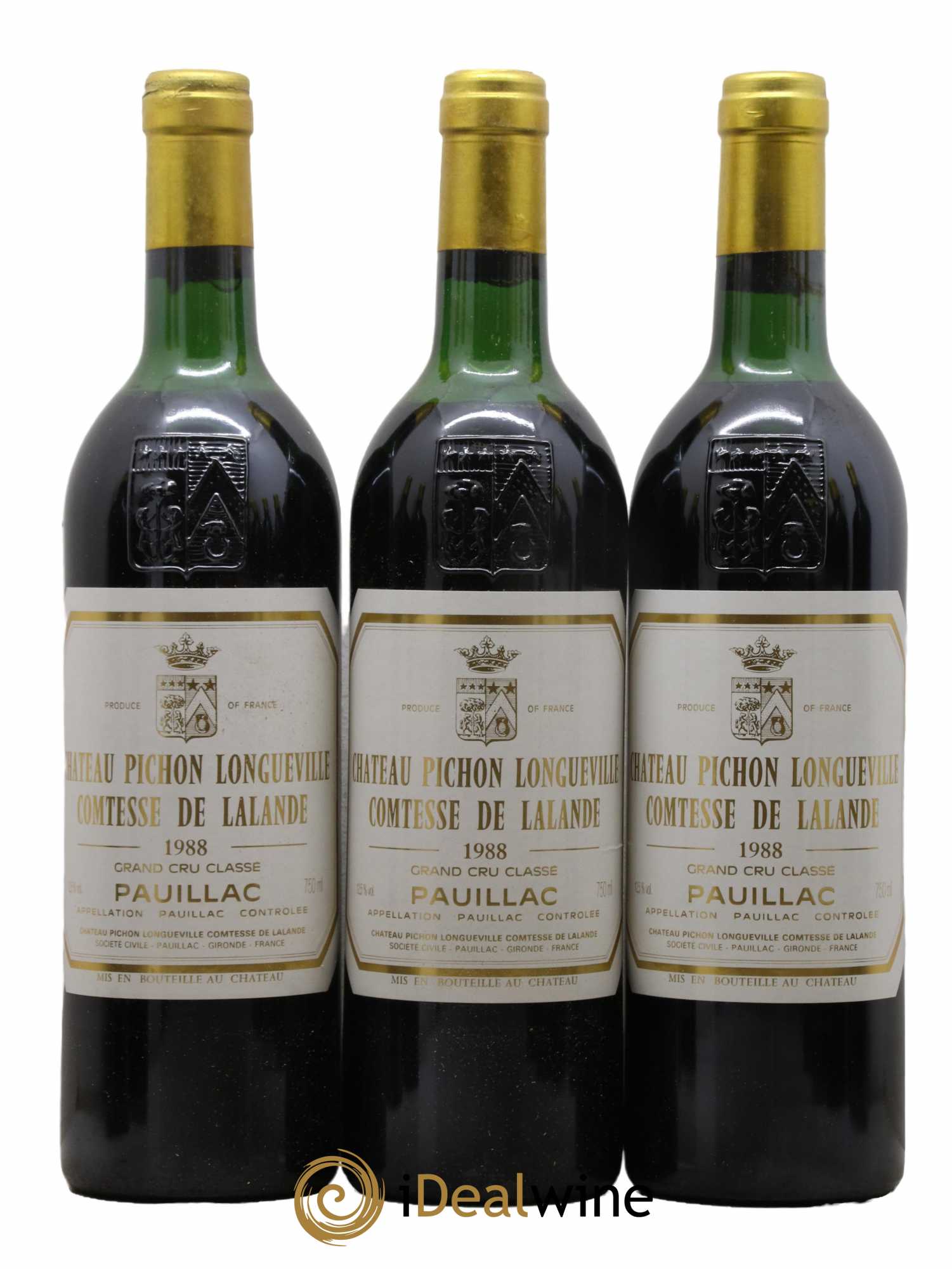 Château Pichon Longueville Comtesse de Lalande 2ème Grand Cru Classé 1988 - Lot of 12 bottles - 2