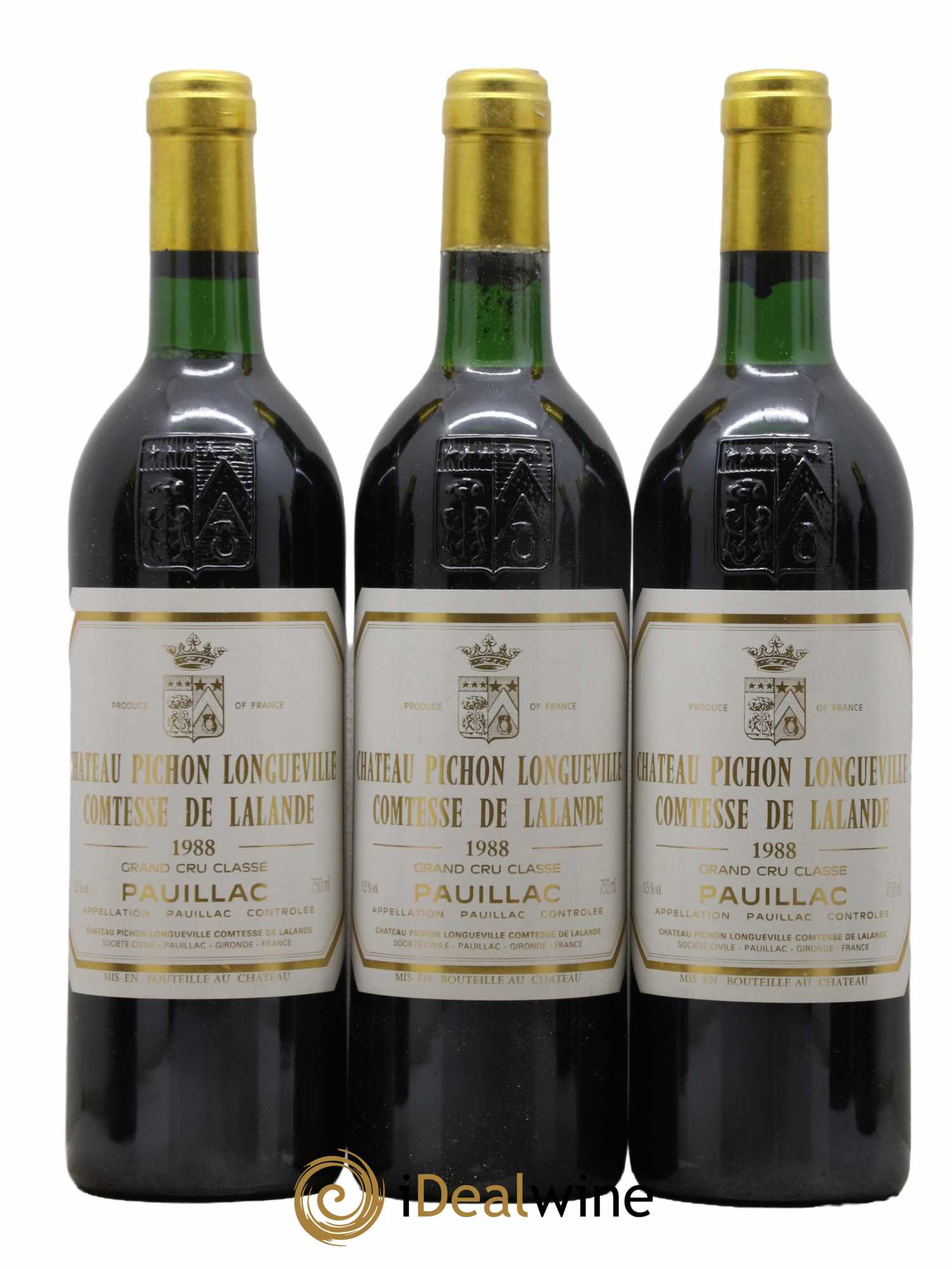 Château Pichon Longueville Comtesse de Lalande 2ème Grand Cru Classé 1988 - Lot of 12 bottles - 3