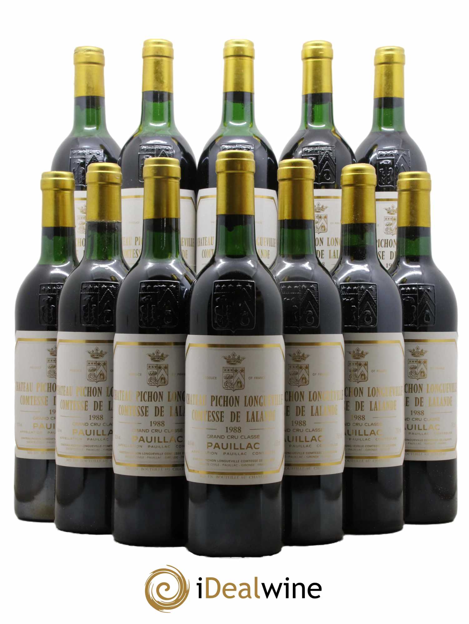 Château Pichon Longueville Comtesse de Lalande 2ème Grand Cru Classé 1988 - Lot of 12 bottles - 0