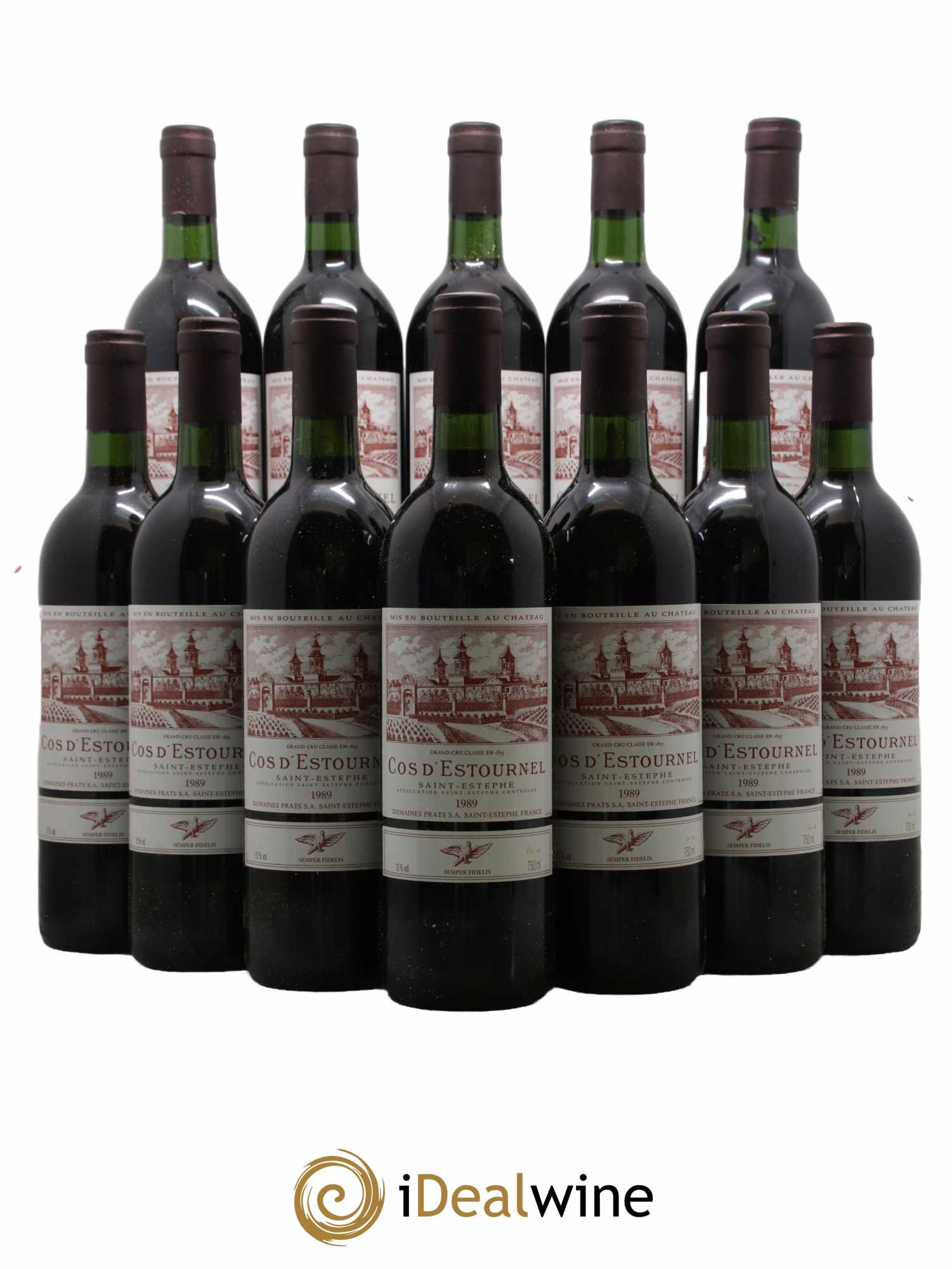 Cos d'Estournel 2ème Grand Cru Classé 1989 - Lot de 12 bouteilles - 0