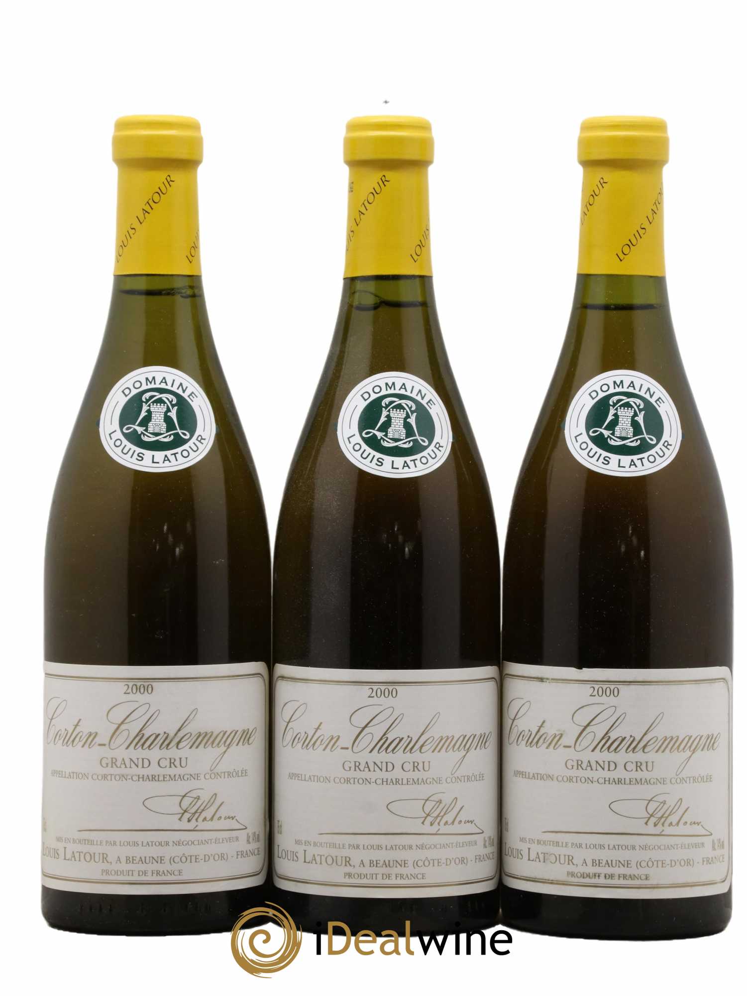 Corton-Charlemagne Grand Cru Louis Latour 2000 - Lot de 3 bouteilles - 0