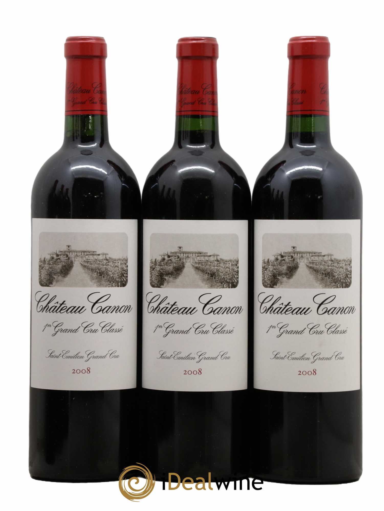 Château Canon 1er Grand Cru Classé B 2008 - Lot de 6 bouteilles - 1