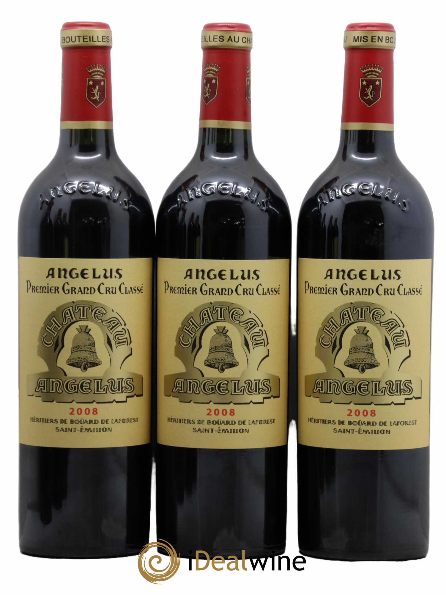 Château Angélus 1er Grand Cru Classé A 2008 - Lot de 6 bouteilles - 1
