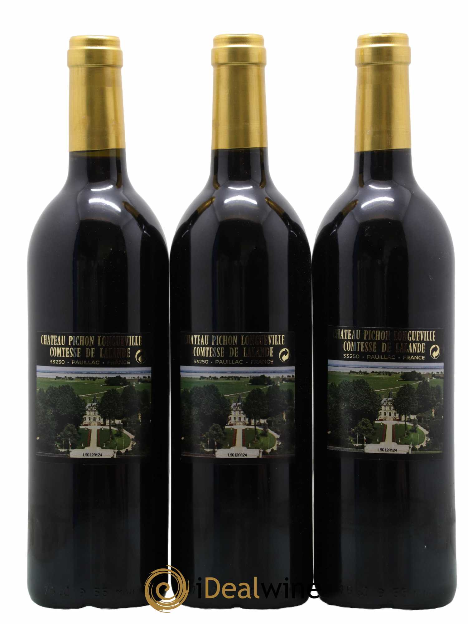 Château Pichon Longueville Comtesse de Lalande 2ème Grand Cru Classé 1996 - Lot de 12 bouteilles - 2