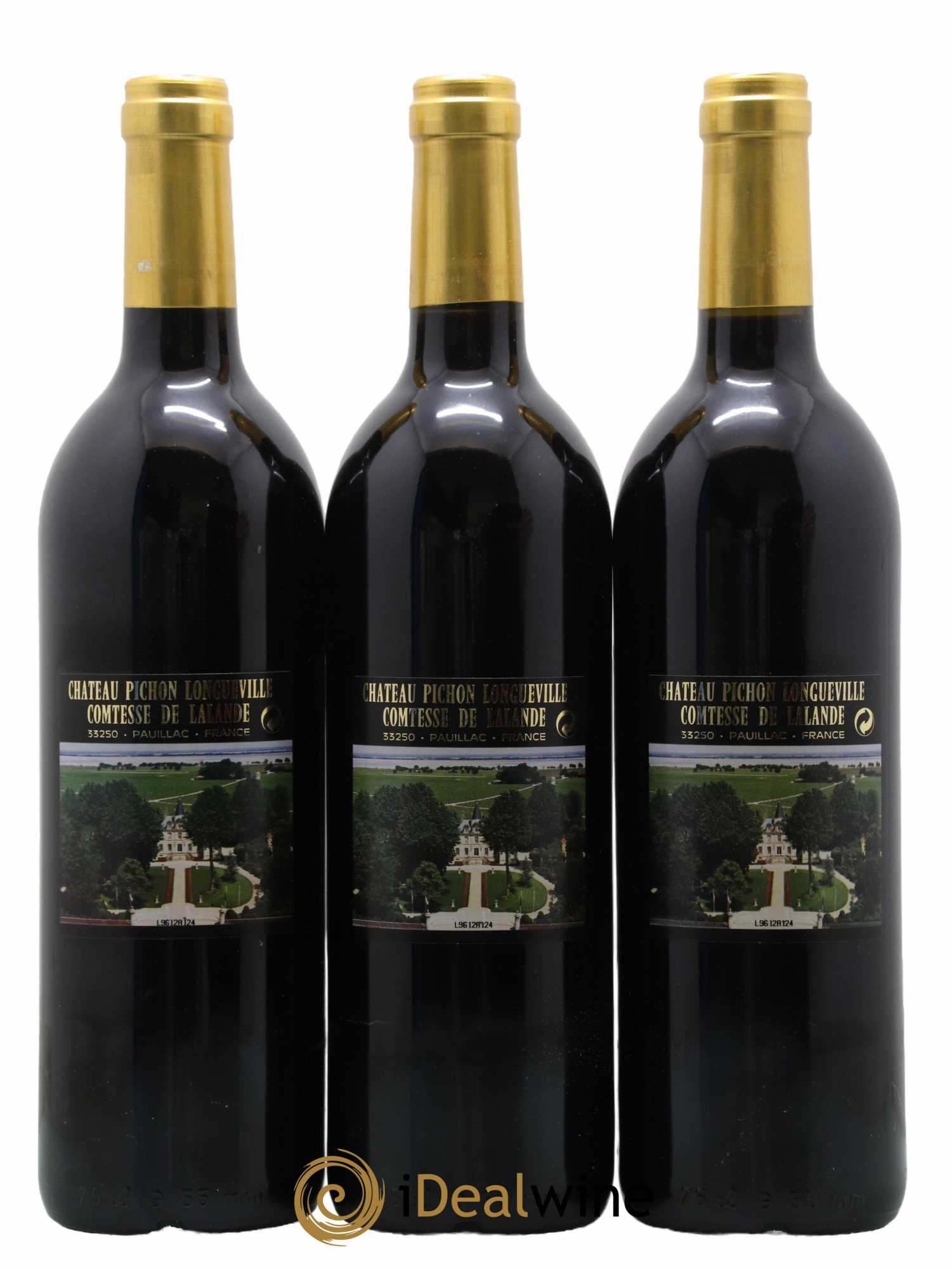 Château Pichon Longueville Comtesse de Lalande 2ème Grand Cru Classé 1996 - Lot de 12 bouteilles - 6