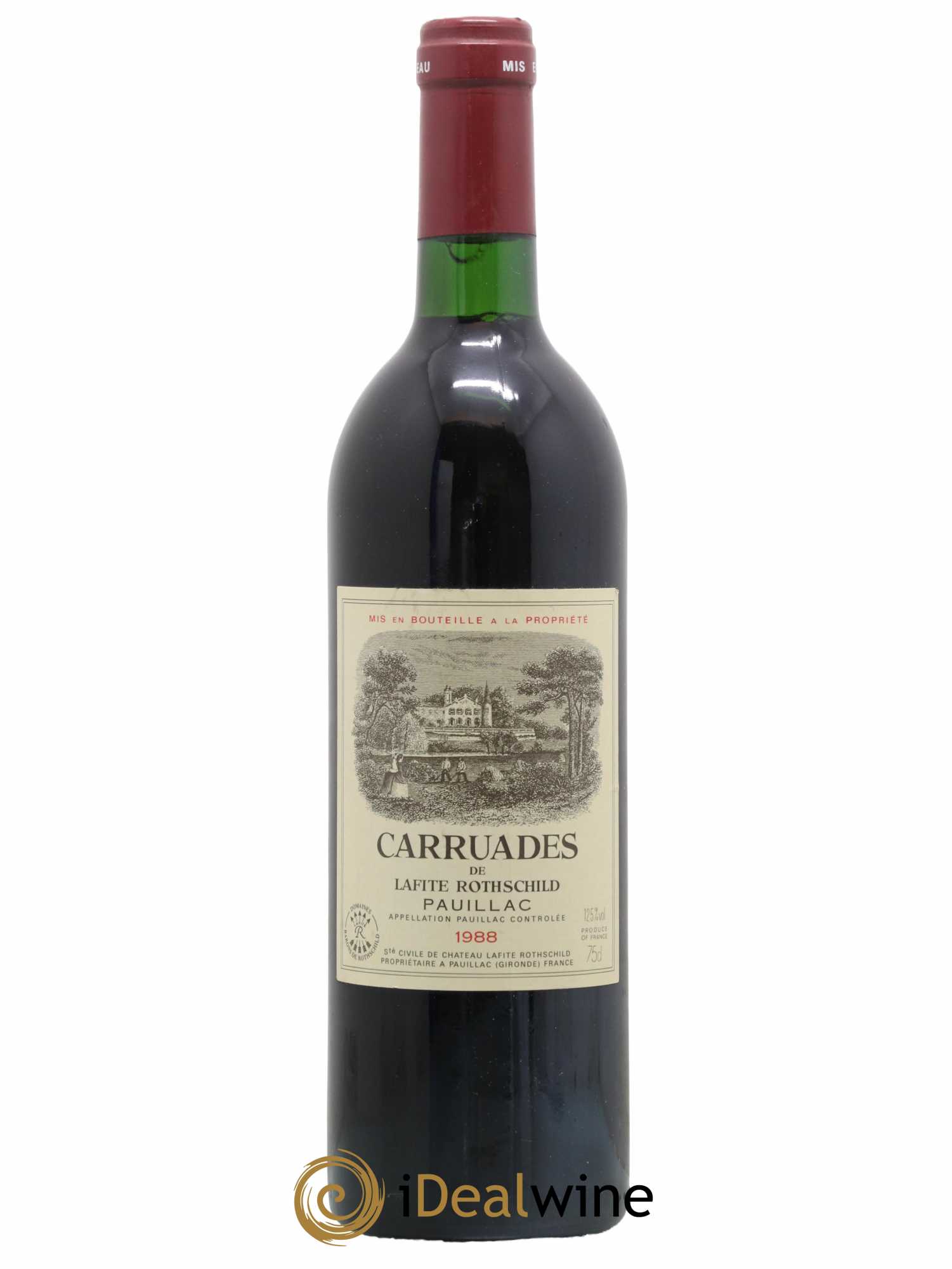 Carruades de Lafite Rothschild Second Vin 1988 - Lot de 1 bouteille - 0