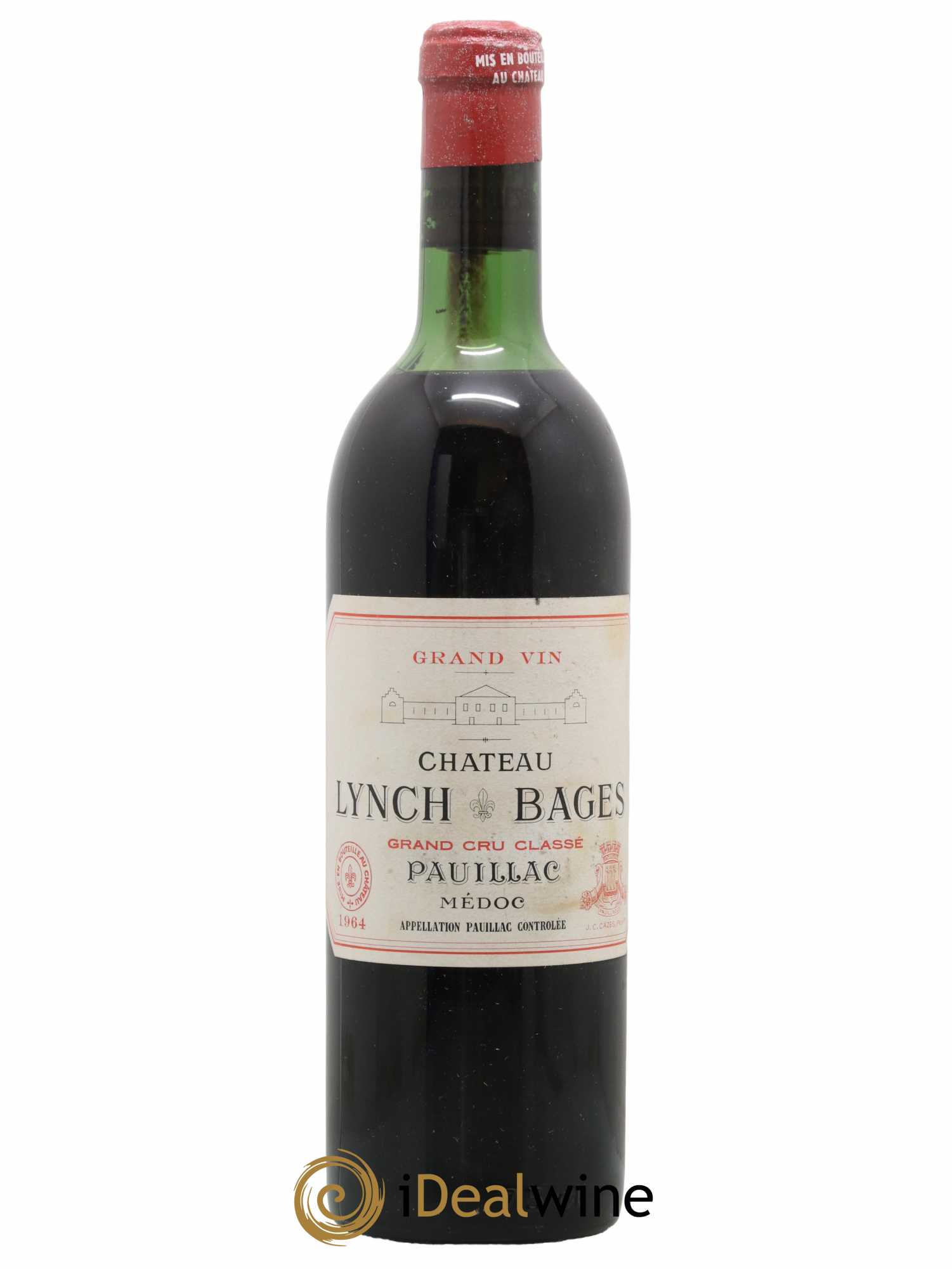 Château Lynch Bages 5ème Grand Cru Classé 1964 - Lot de 1 bouteille - 0