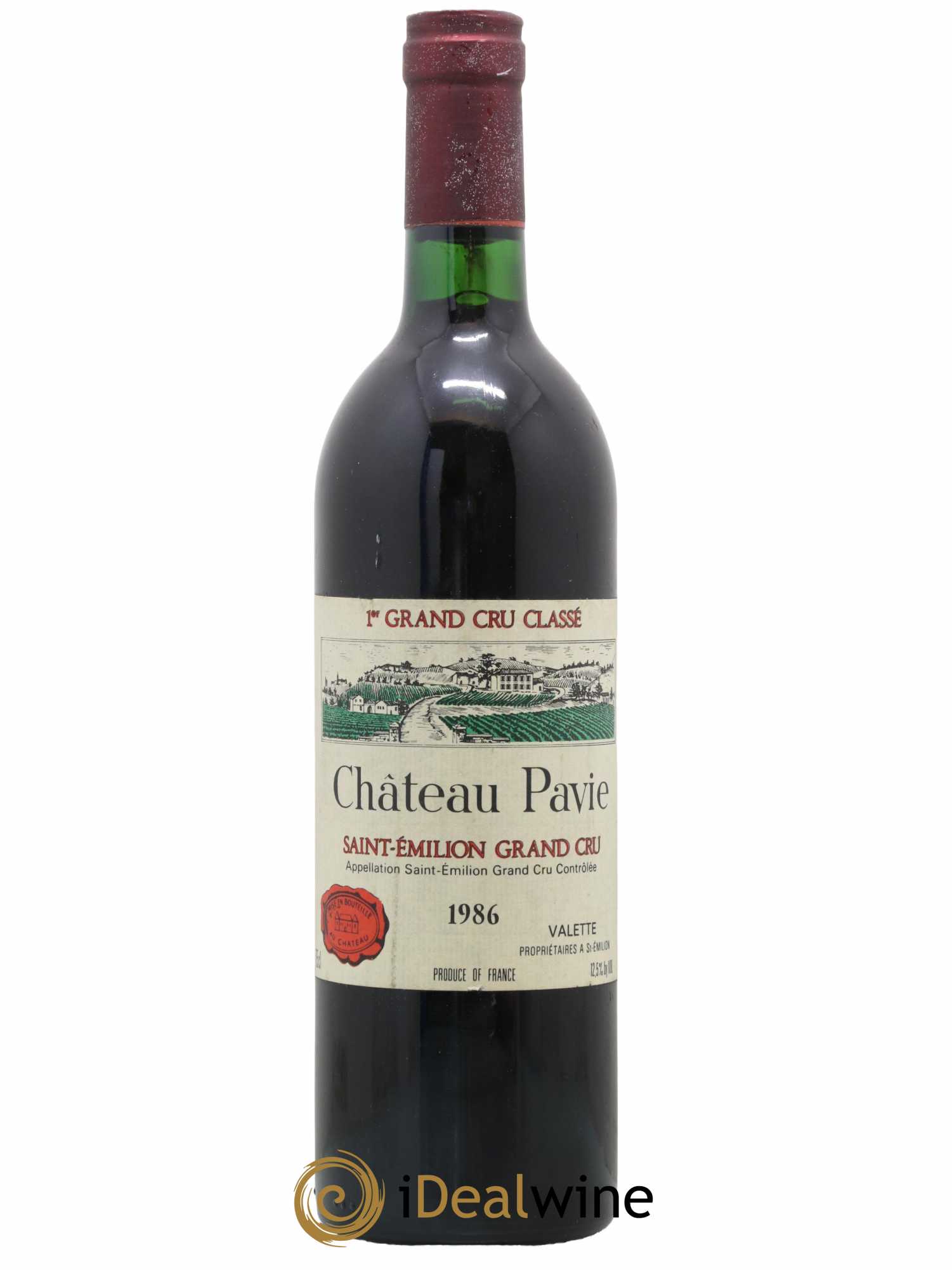 Château Pavie 1er Grand Cru Classé A 1986 - Lot de 1 bouteille - 0