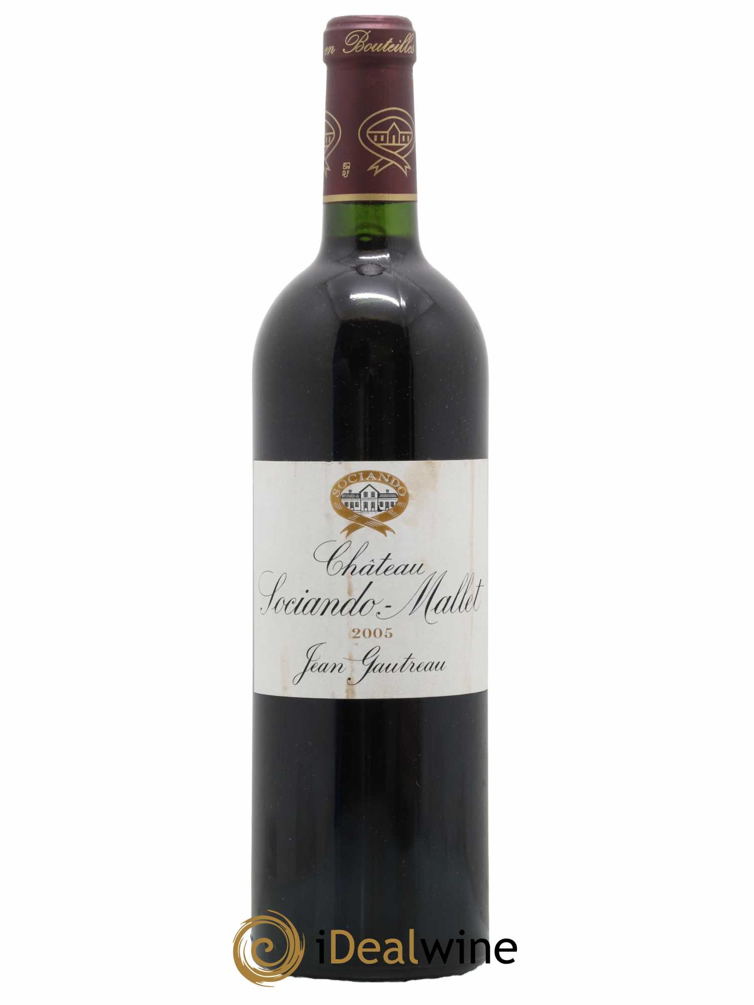 Château Sociando Mallet 2005 - Lot de 1 bouteille - 0
