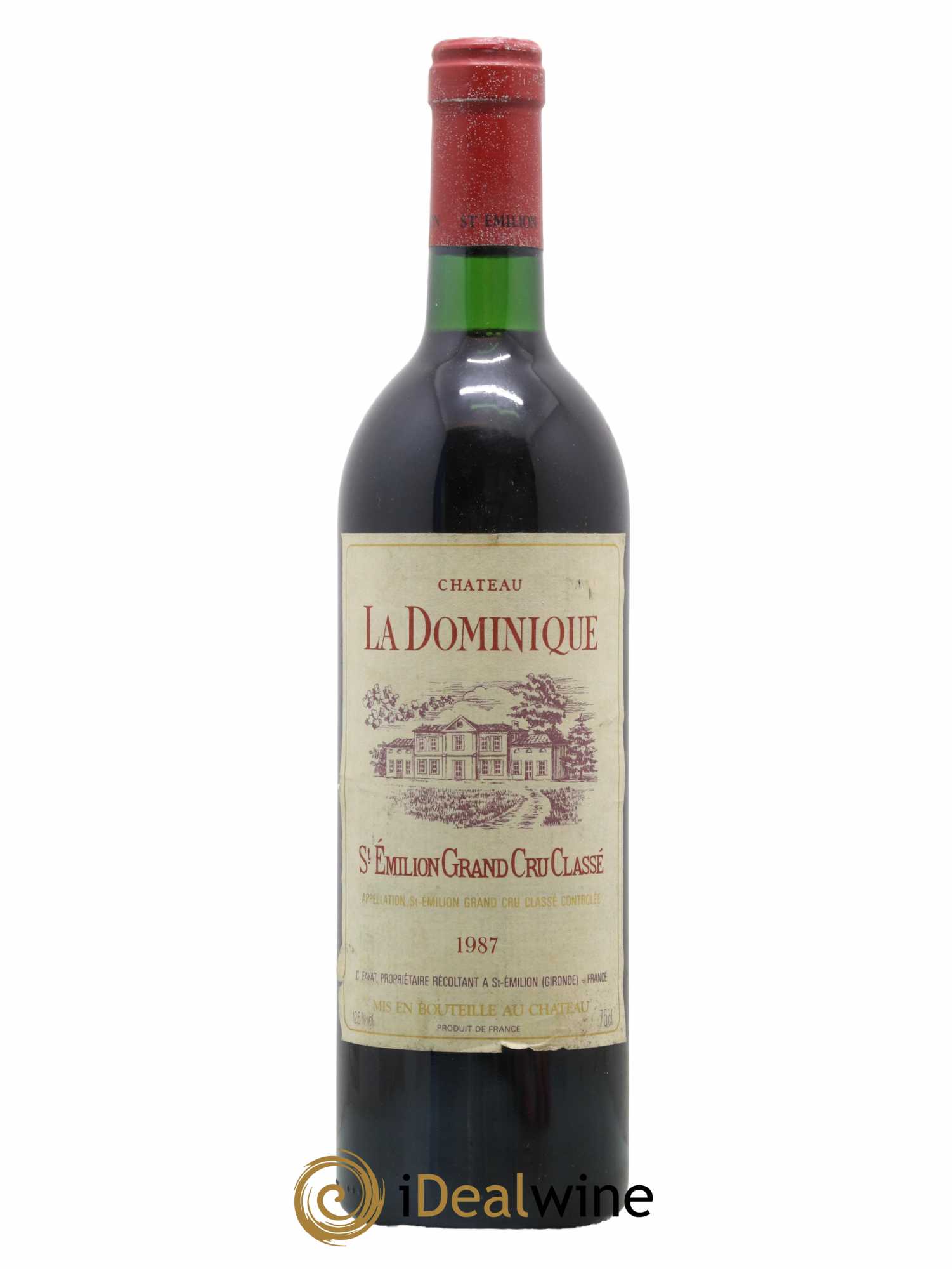 Château la Dominique Grand Cru Classé 1987 - Lot de 1 bouteille - 0