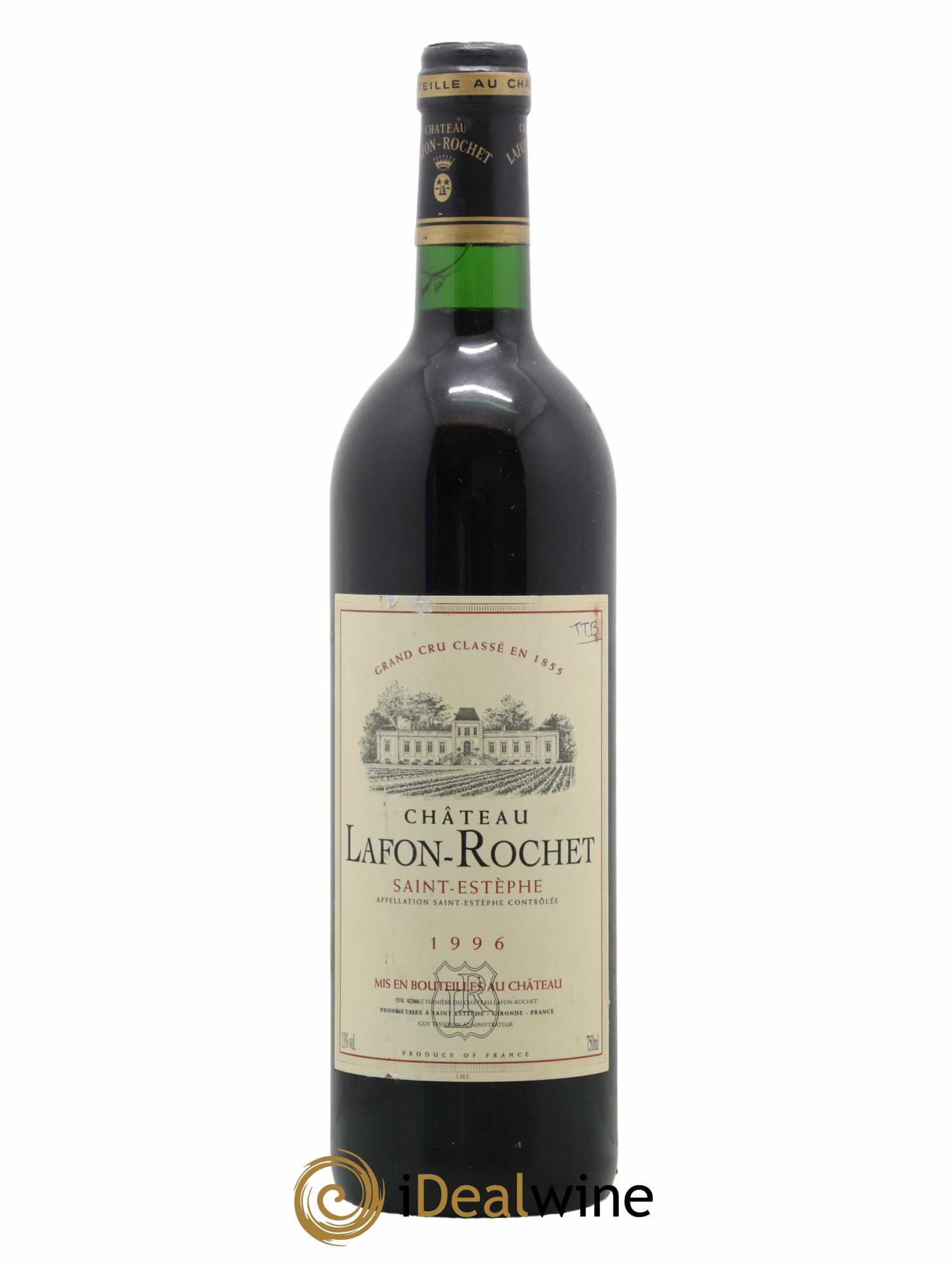 Château Lafon Rochet 4ème Grand Cru Classé 1996 - Lot de 1 bouteille - 0