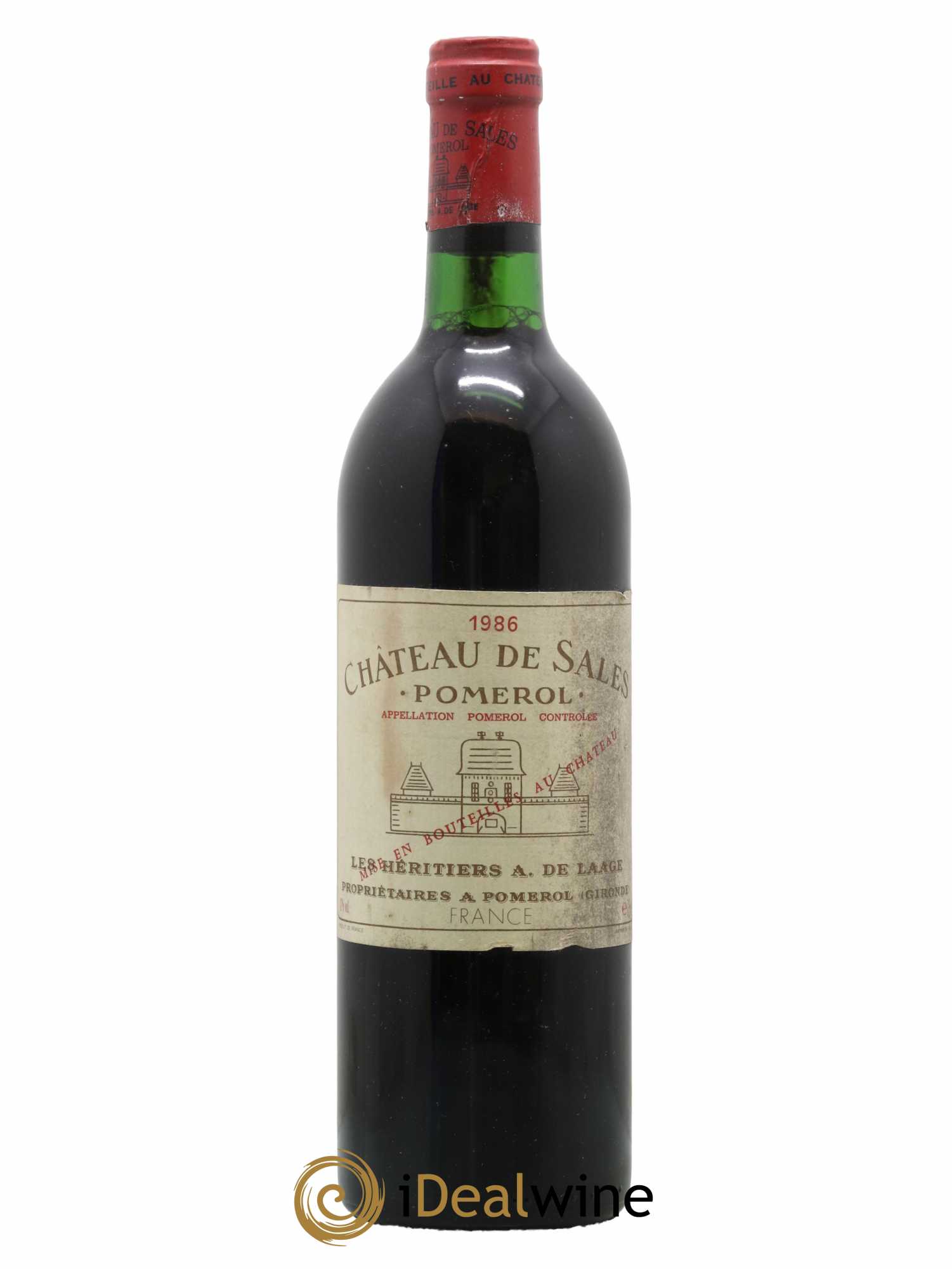 Château de Sales 1986 - Lot de 1 bouteille - 0