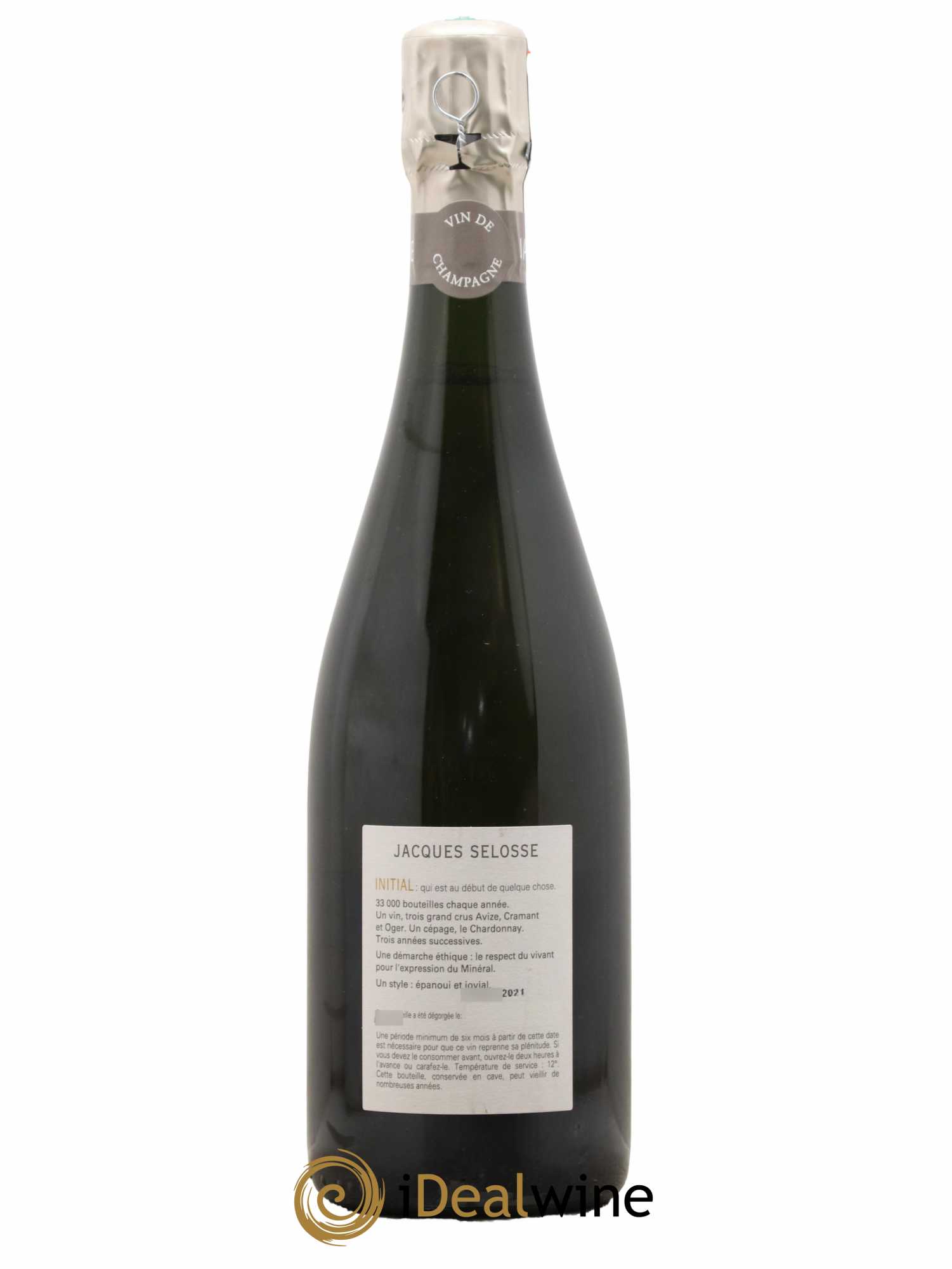 Initial Brut Jacques Selosse - Lot de 1 bouteille - 1
