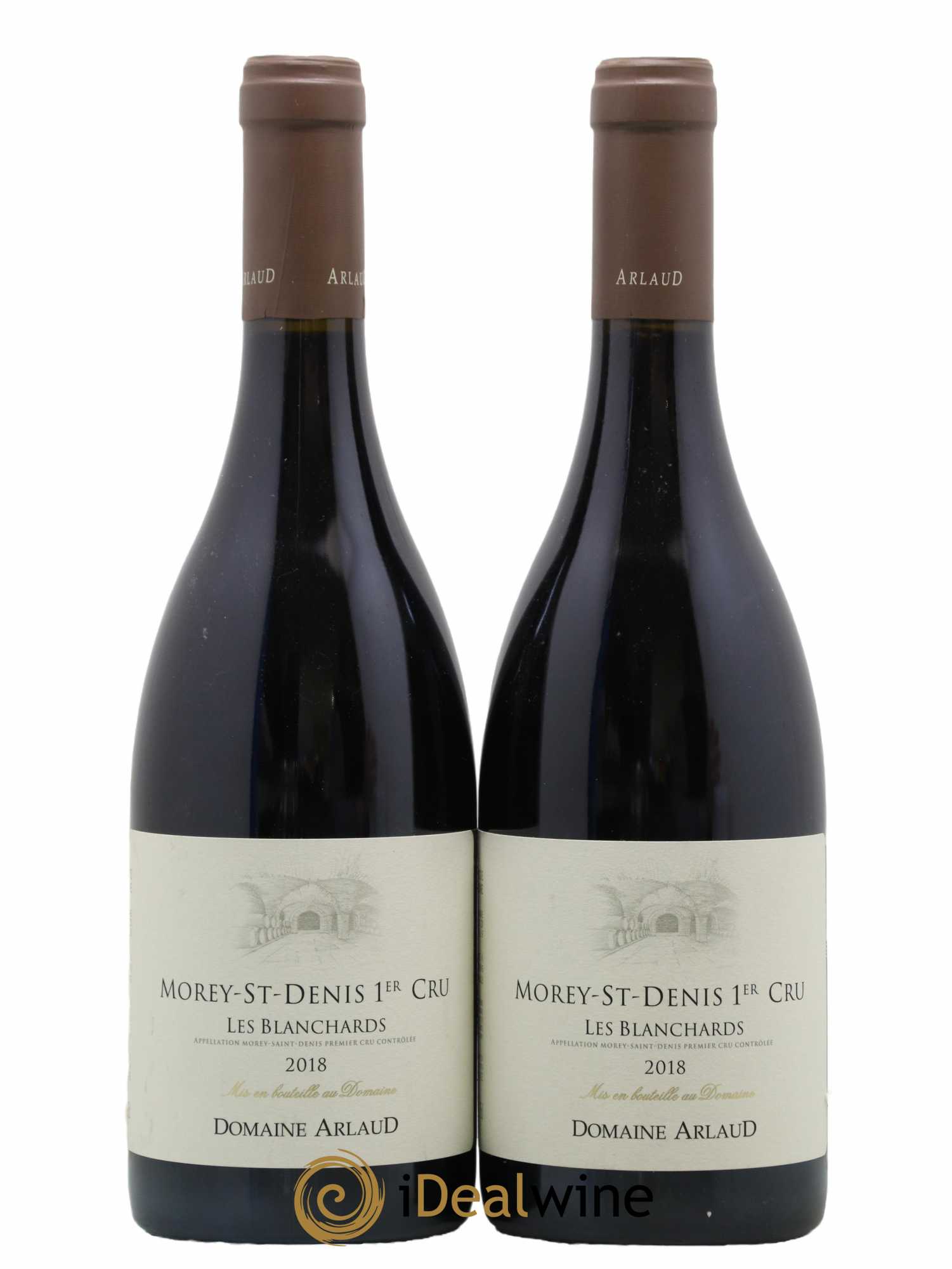 Morey-Saint-Denis 1er Cru Les Blanchards Arlaud 2018 - Lot de 2 bouteilles - 0