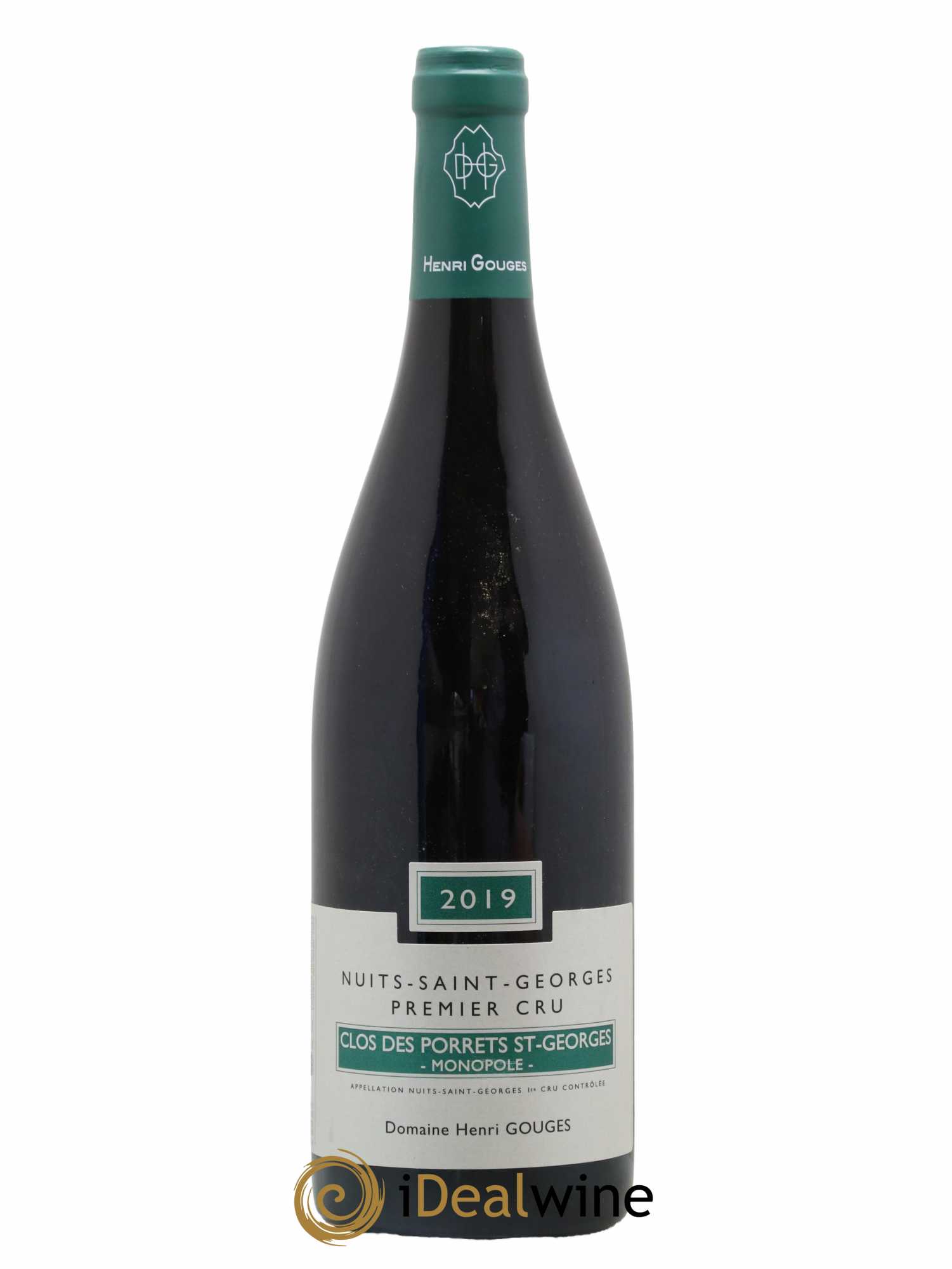 Nuits-Saint-Georges 1er Cru Clos des Porrets St Georges Henri Gouges 2019 - Lot de 1 bouteille - 0