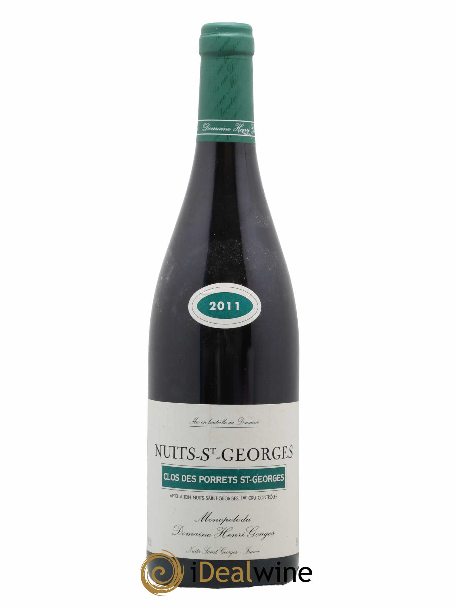 Nuits-Saint-Georges 1er Cru Clos des Porrets St Georges Henri Gouges 2011 - Lot de 1 bouteille - 0