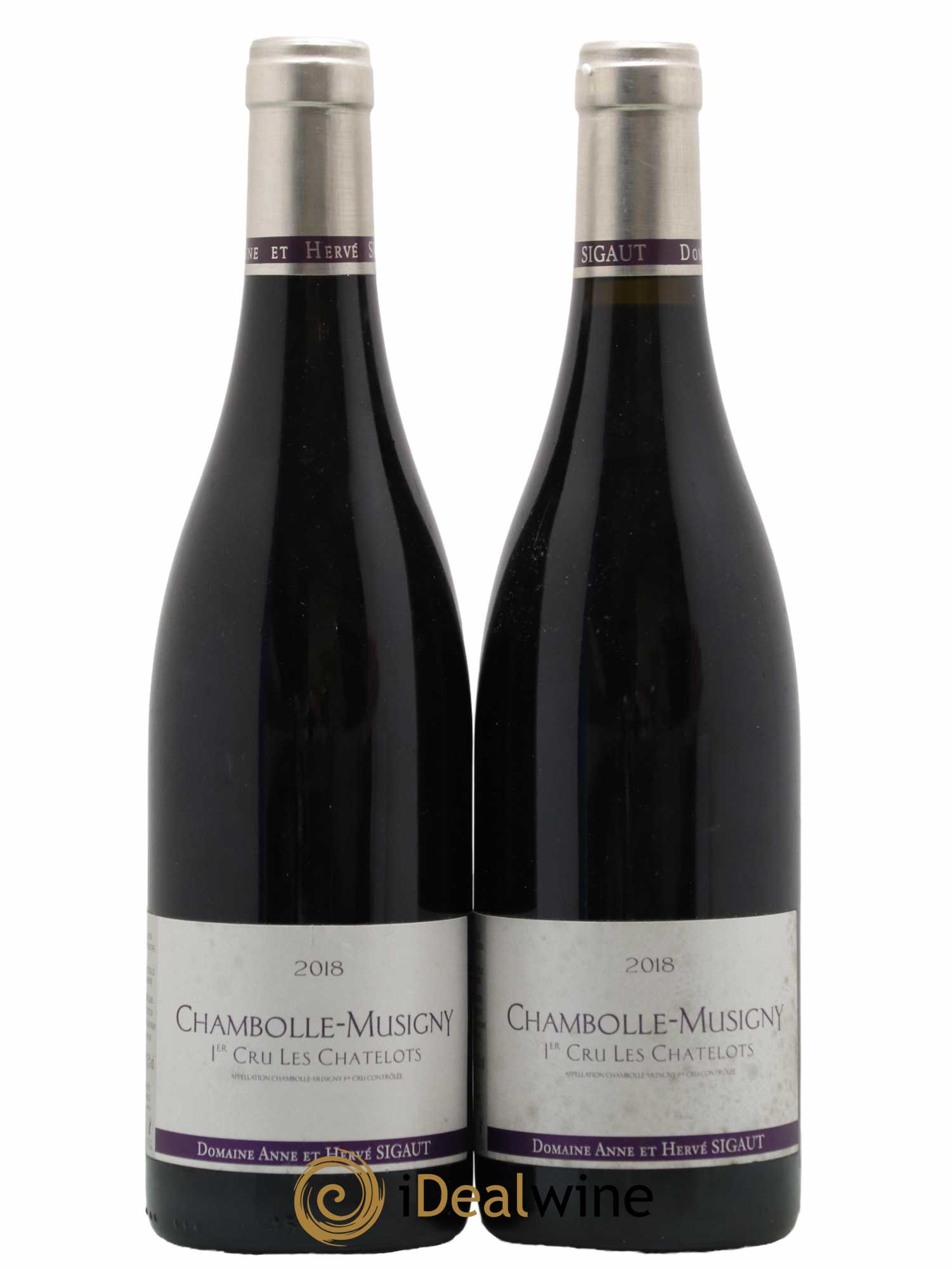 Chambolle-Musigny 1er Cru Les Chatelots Anne et Hervé Sigaut (Domaine) 2018 - Lot de 2 bouteilles - 0