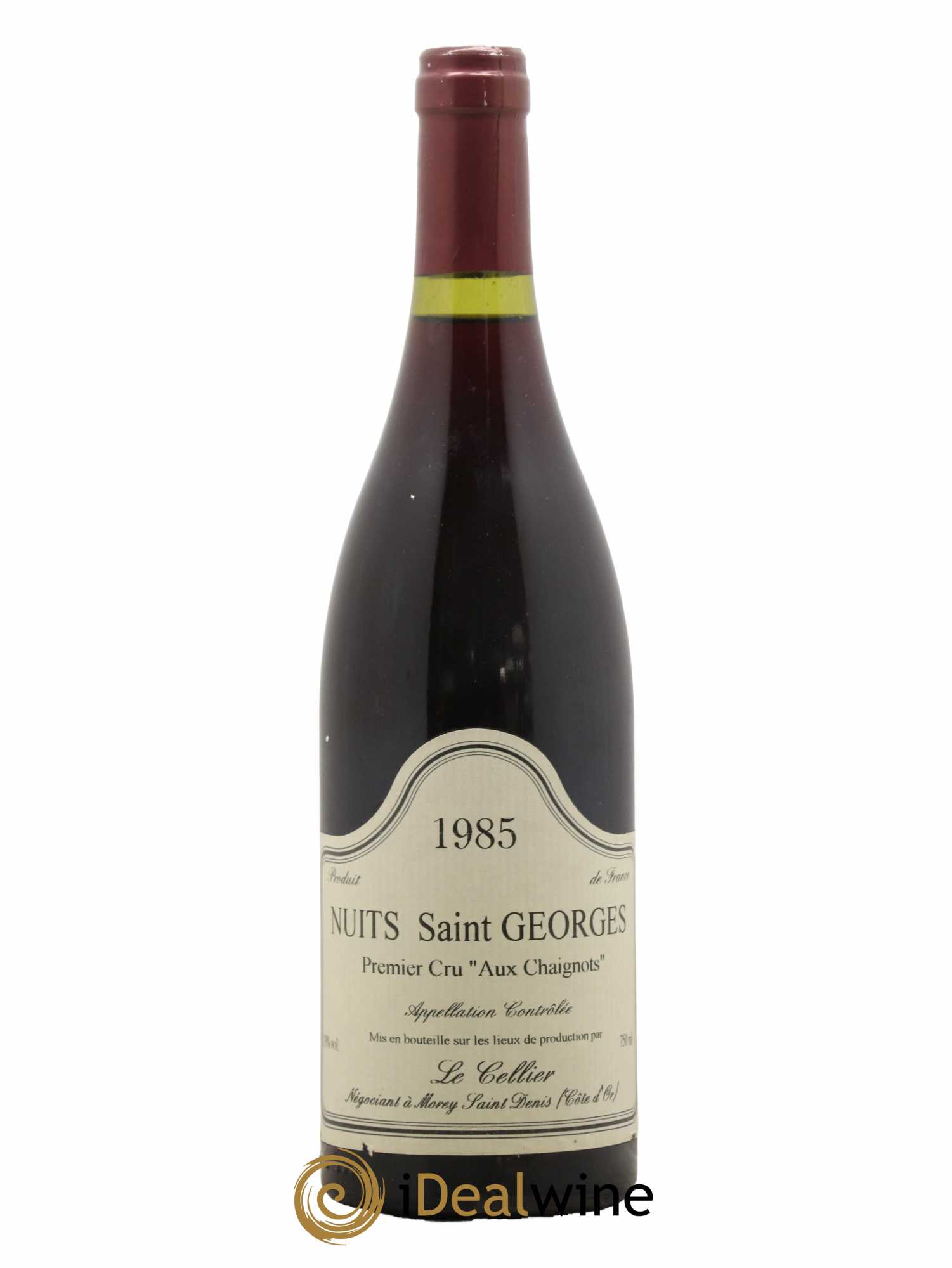 Nuits-Saint-Georges 1er Cru Aux Chaignots Le Cellier 1985 - Lot de 1 bouteille - 0
